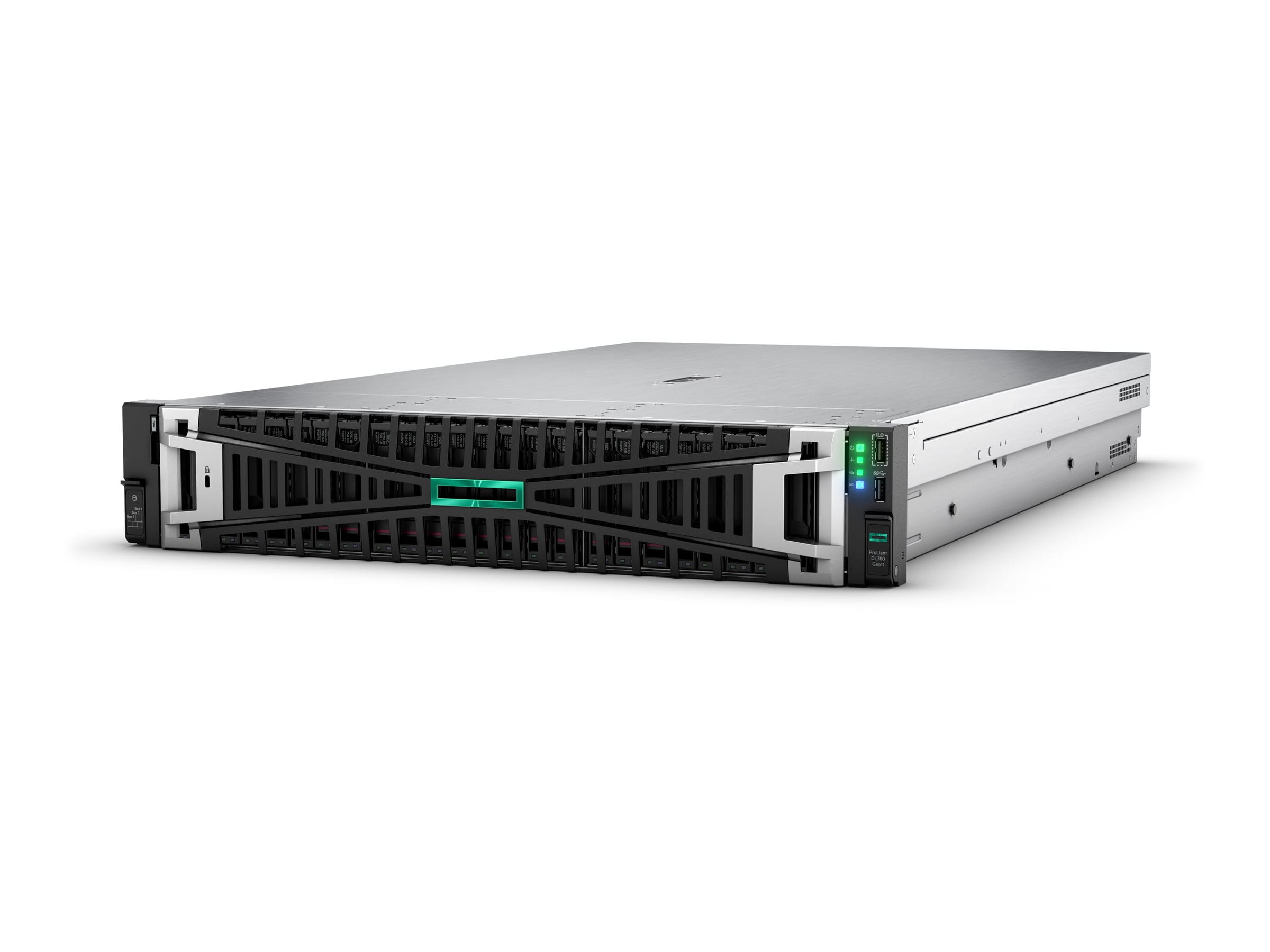 HPE ProLiant DL380 Gen11 - Server - Rack-Montage - 2U - zweiweg - 1 x Xeon Gold 5515+ / 3.2 GHz - RAM 64 GB - SATA/SAS/NVMe - Hot-Swap 6.4 cm (2.5")