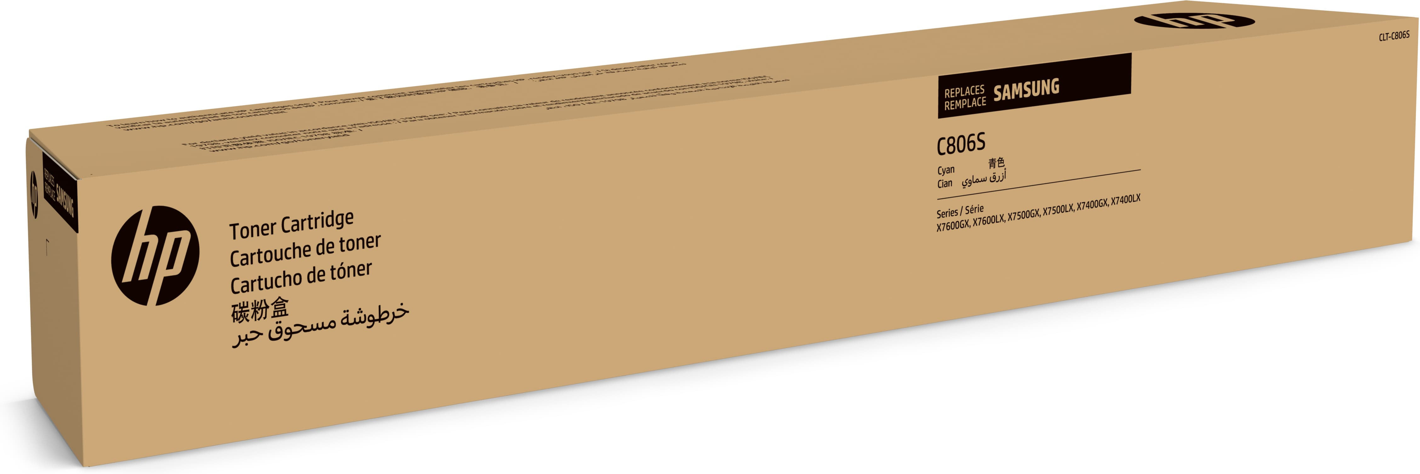 HP Samsung CLT-C806S - Cyan - Original - Tonerpatrone (SS553A)