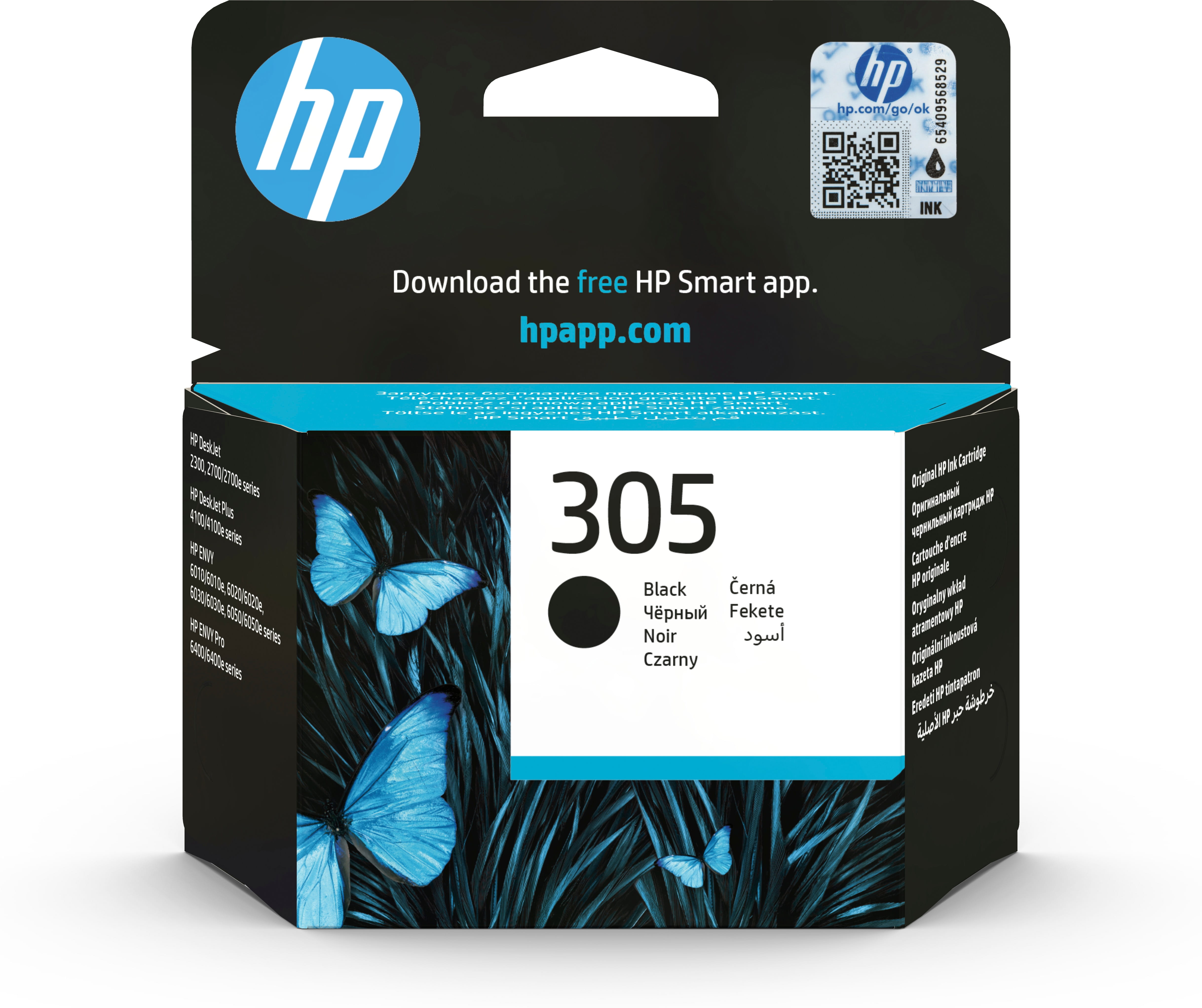 HP 305 - 3.55 ml - Schwarz - original - Tintenpatrone