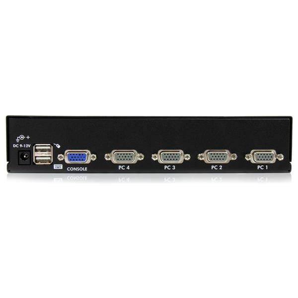 StarTech.com 4-Port USB KVM Swith with OSD - TAA Compliant - 1U Rack Mountable VGA KVM Switch (SV431DUSBU)