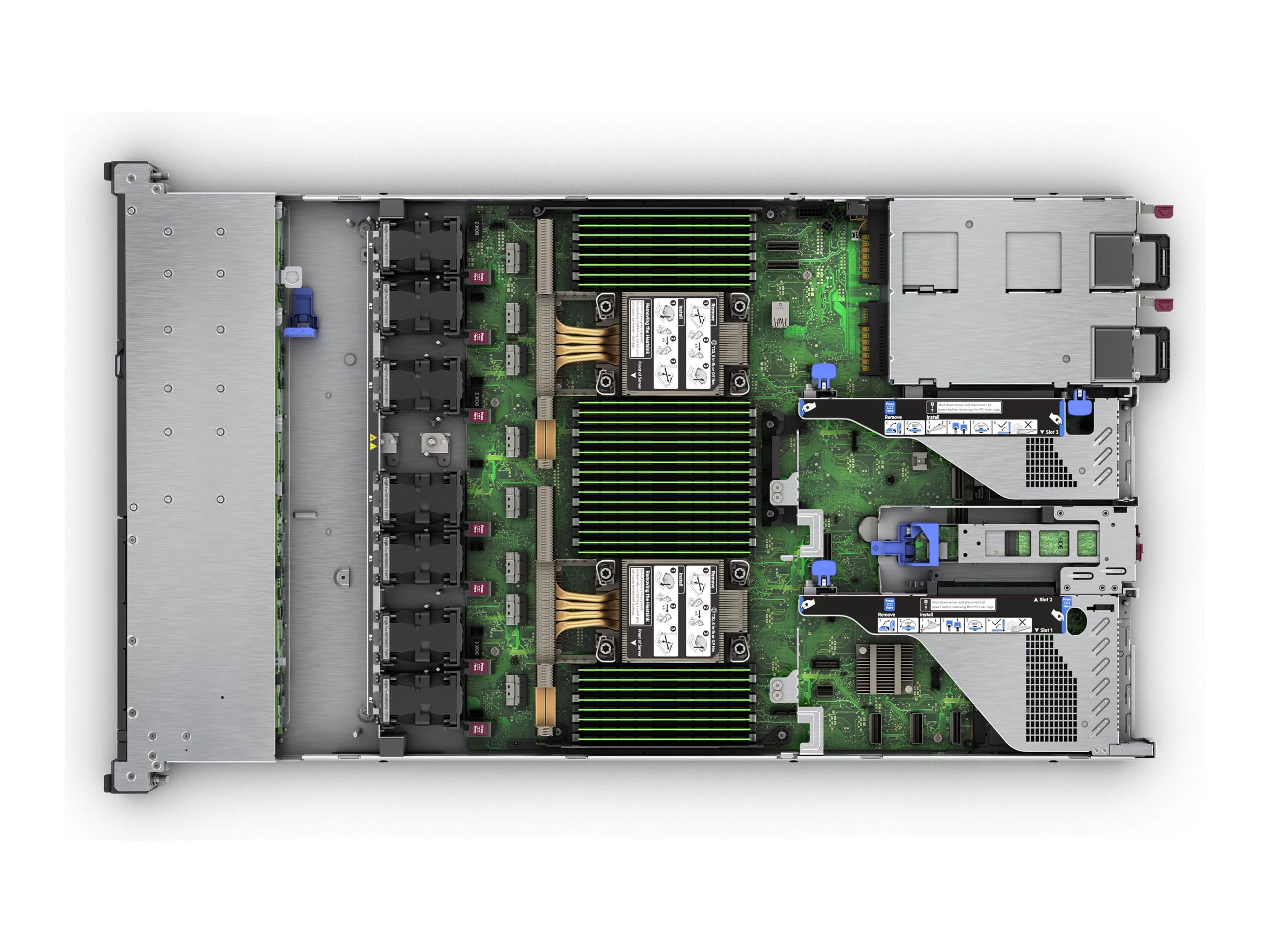 HPE ProLiant DL360 Gen11 Network Choice - Server - Rack-Montage - 1U - zweiweg - 1 x Xeon Silver 4509Y / 2.6 GHz - RAM 32 GB - SATA/SAS/PCI Express - Hot-Swap 6.4 cm (2.5")