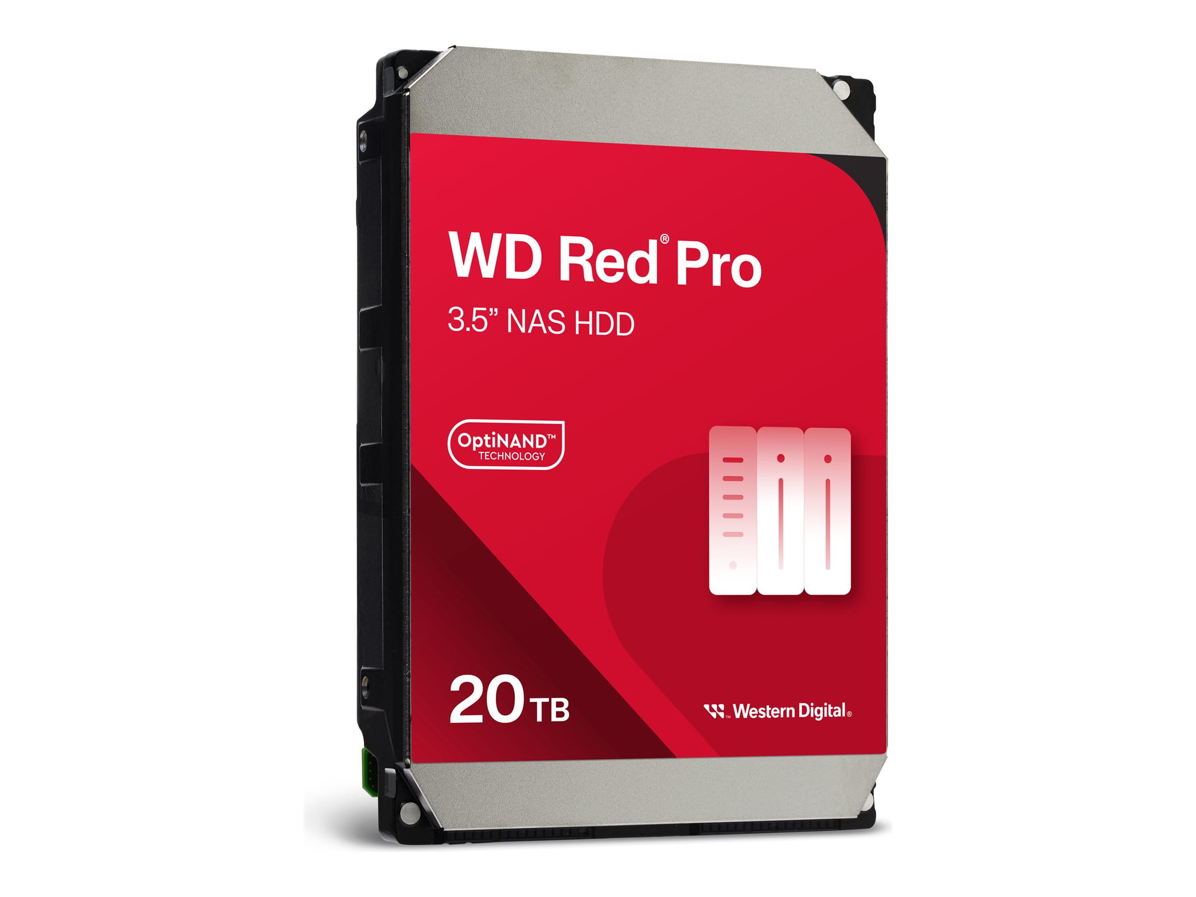 WD Red Pro WD201KFGX - Festplatte - 20 TB - intern - 3.5" (8.9 cm)