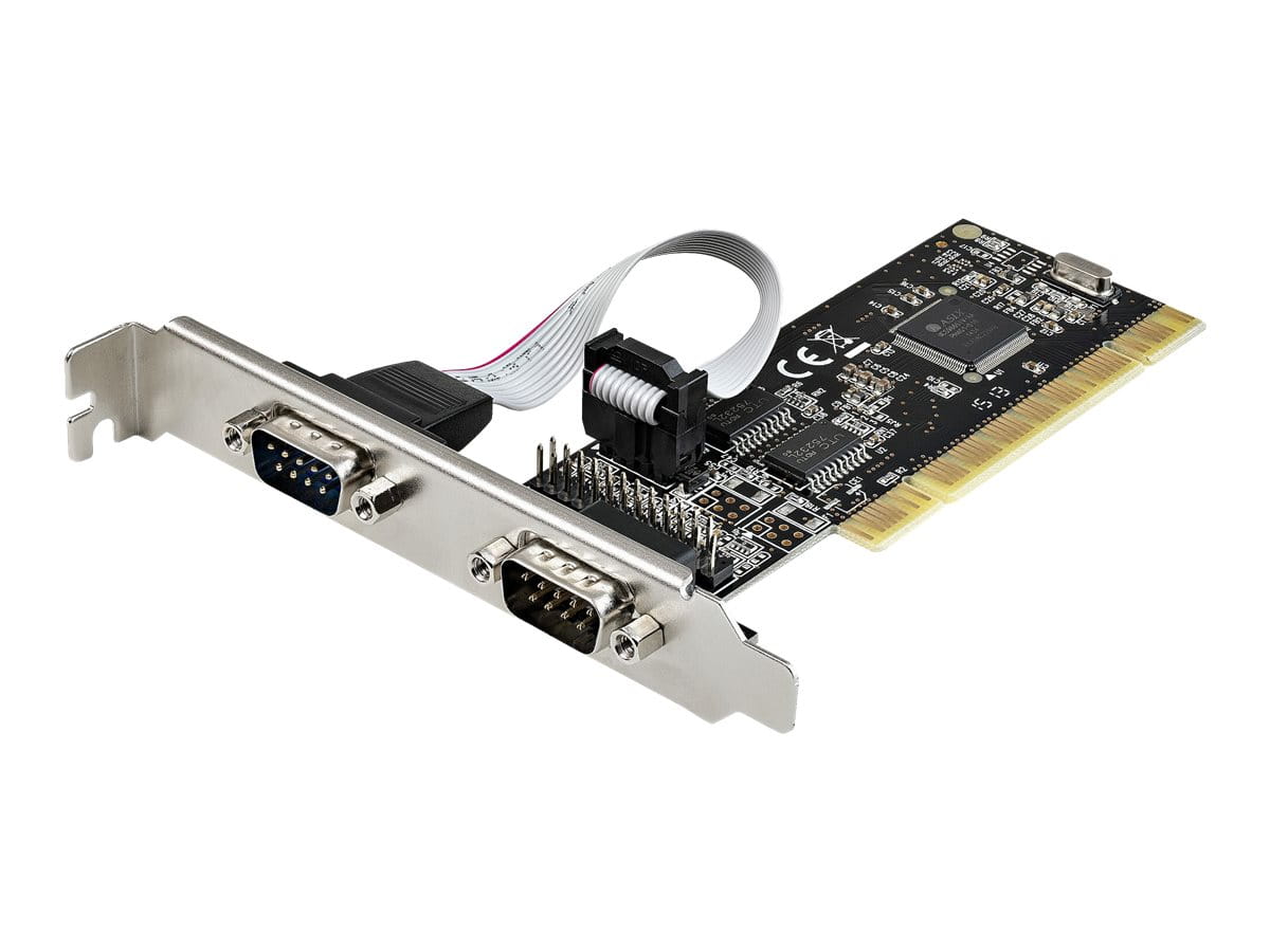 StarTech.com RS232 PCI Karte - PCI auf 2 Serielle Port-Karte - PCI 2-Port DB9 Serielle Controller-Karte RS232 - Schnittstellenkarte - PCI Expansion - Erweiterungskarte für Desktops (PCI2S1P2)