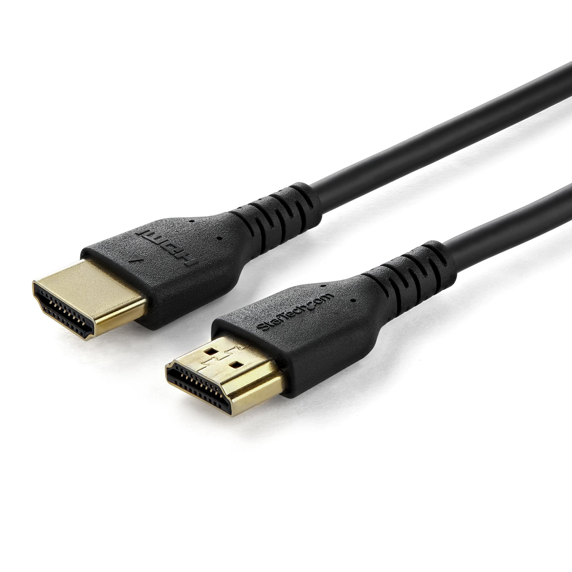 StarTech.com RHDMM1MP HDMI Kabel (2m, HDMI 2.0, 4k 60Hz, premium High Speed HDMI Kabel mit Ethernet, für Monitore oder TVs)