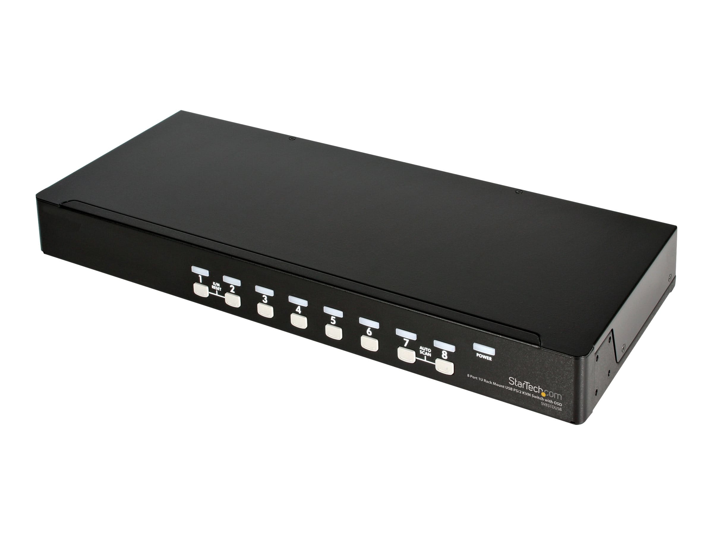 StarTech.com 8 Port USB / PS/2 KVM Switch mit OSD