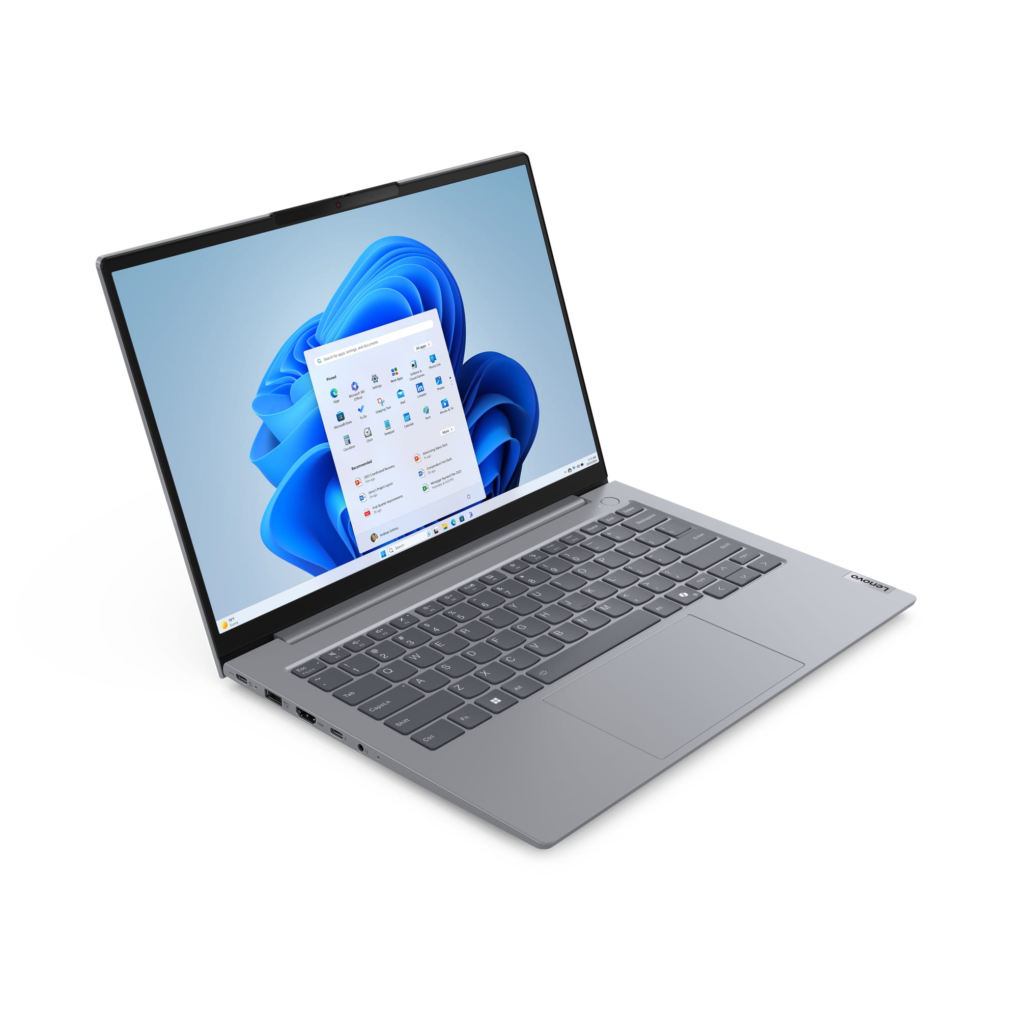 Lenovo ThinkBook 14 G7 IML 21MR - 180°-Scharnierdesign - Intel Core Ultra 5 125U - Win 11 Pro - Intel Graphics - 32 GB RAM - 1 TB SSD NVMe - 35.6 cm (14")