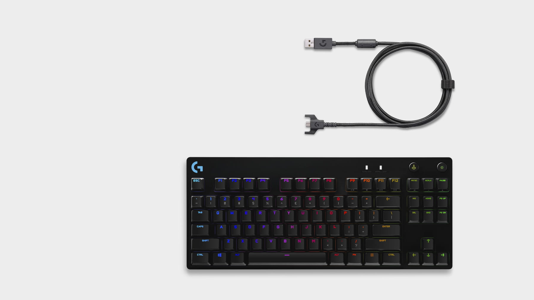 Logitech Pro - Tastatur - Hintergrundbeleuchtung