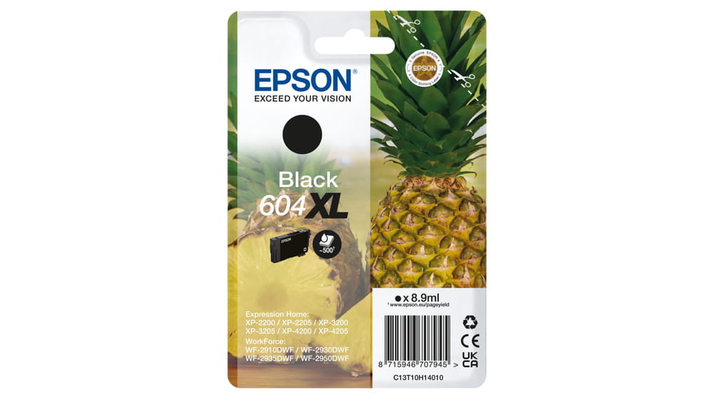 Epson 604XL - 8.9 ml - XL - Schwarz - original