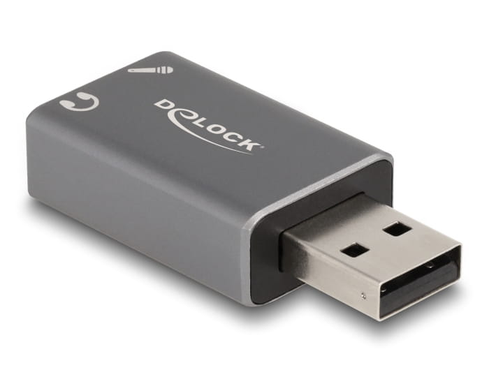 Delock Adapter USB-A auf Kopfhöreranschluss