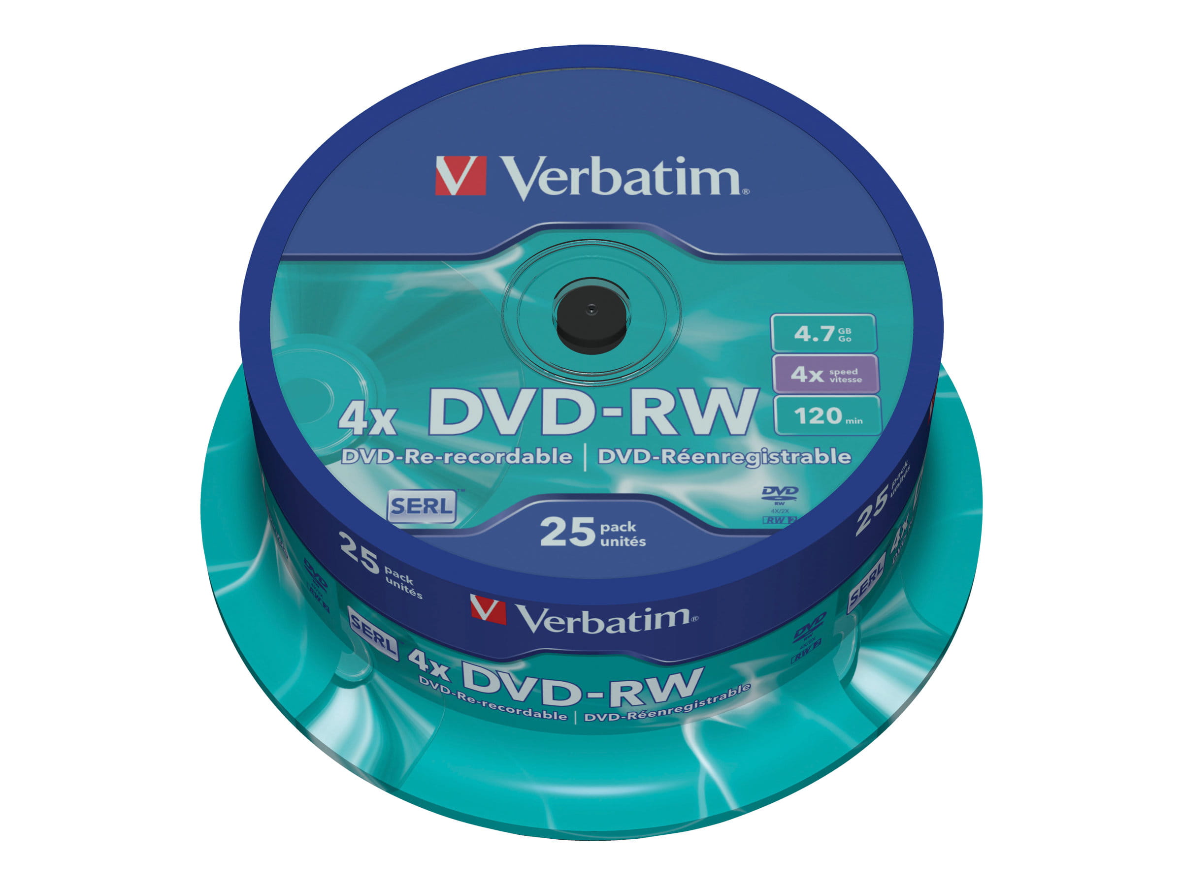 Verbatim 25 x DVD-RW - 4.7 GB (120 Min.) 4x