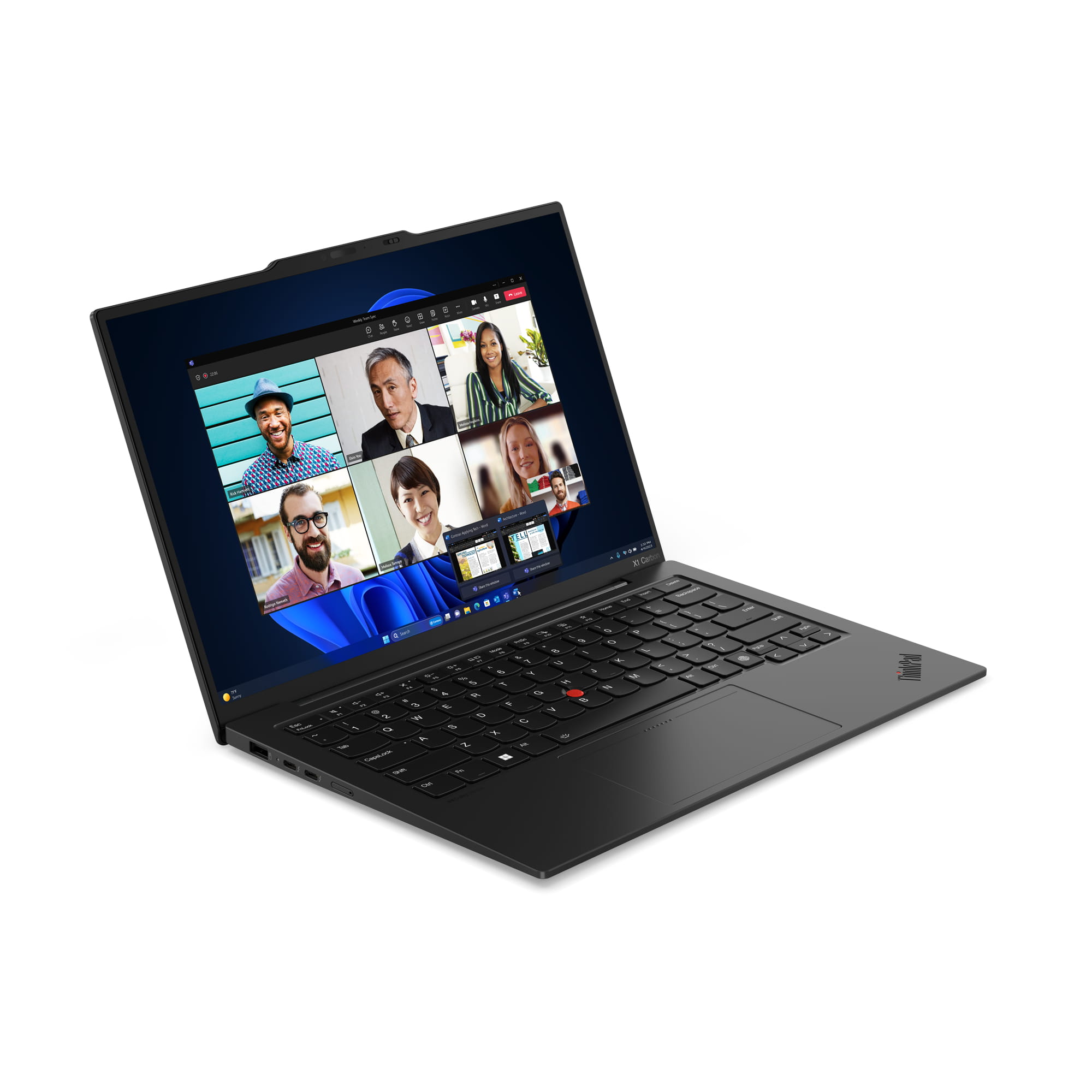 Lenovo ThinkPad X1 Carbon Gen 12 21KC - 180°-Scharnierdesign - Intel Core Ultra 7 155U / 1.7 GHz - Evo - Win 11 Pro - Intel Graphics - 32 GB RAM - 1 TB SSD TCG Opal Encryption 2, NVMe, Performance - 35.6 cm (14")