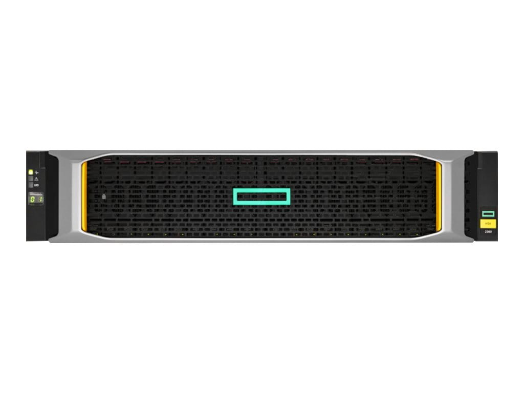 HPE Modular Smart Array 1060 10GBASE-T iSCSI SFF Storage - 6th Generation - Festplatten-Array - 0 TB - 24 Schächte (SAS-3)