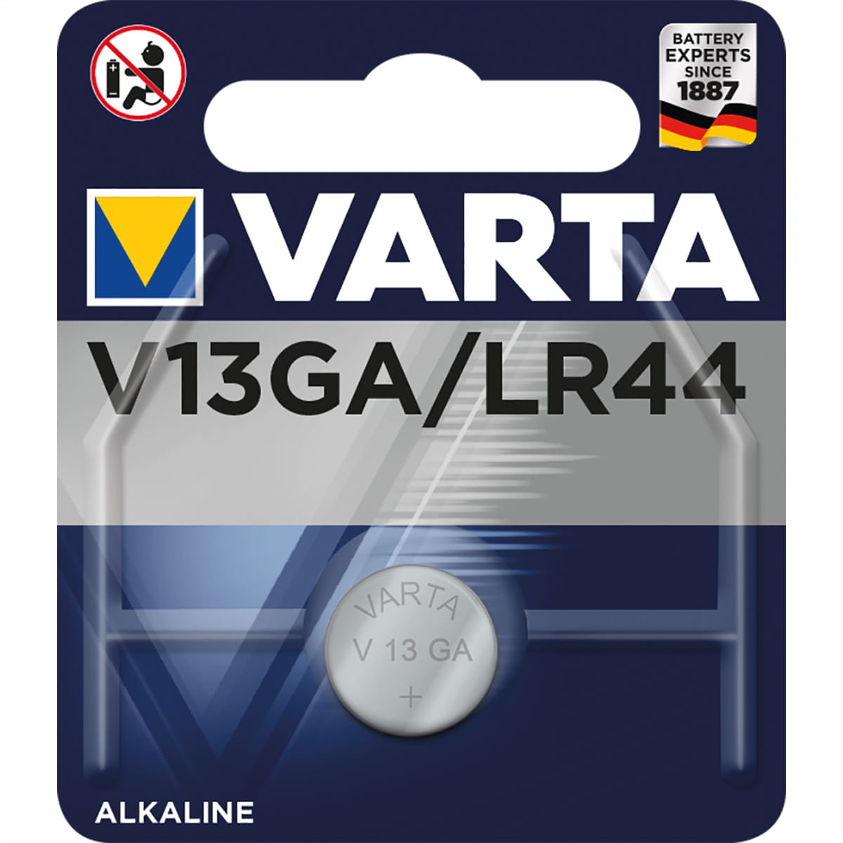 Varta V 13 GA - Batterie LR44 - Alkalisch - 125