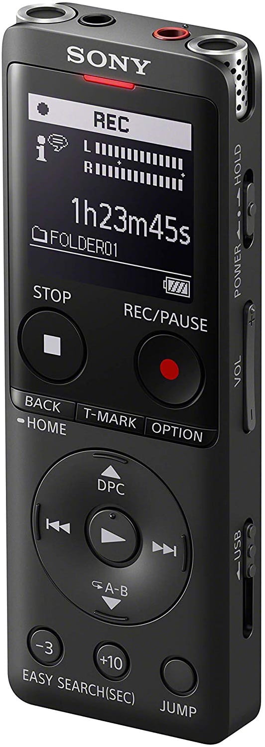 Sony ICD-UX570 - Voicerecorder - 4 GB - Schwarz