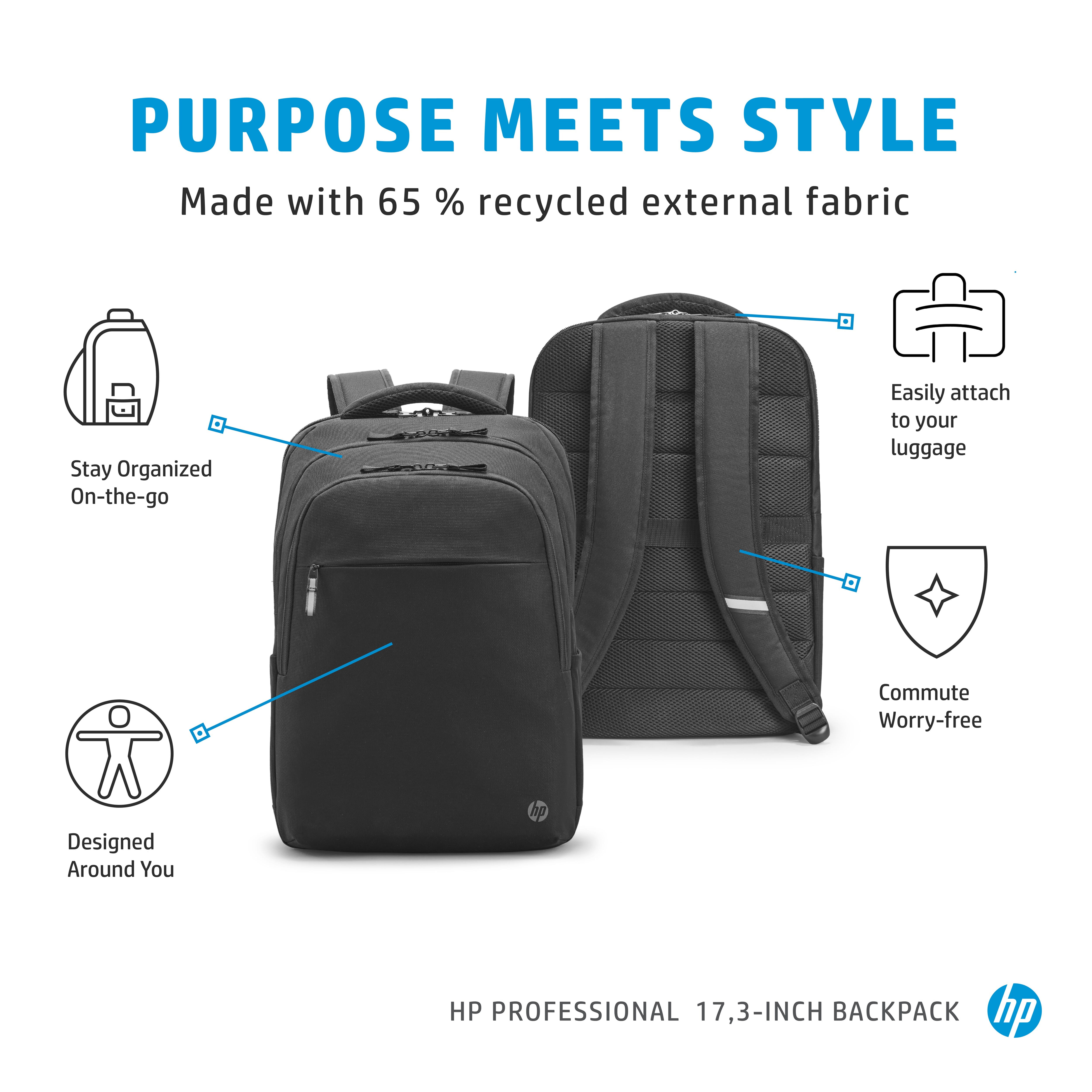 HP Professional - Notebook-Rucksack - 43.9 cm (17.3")