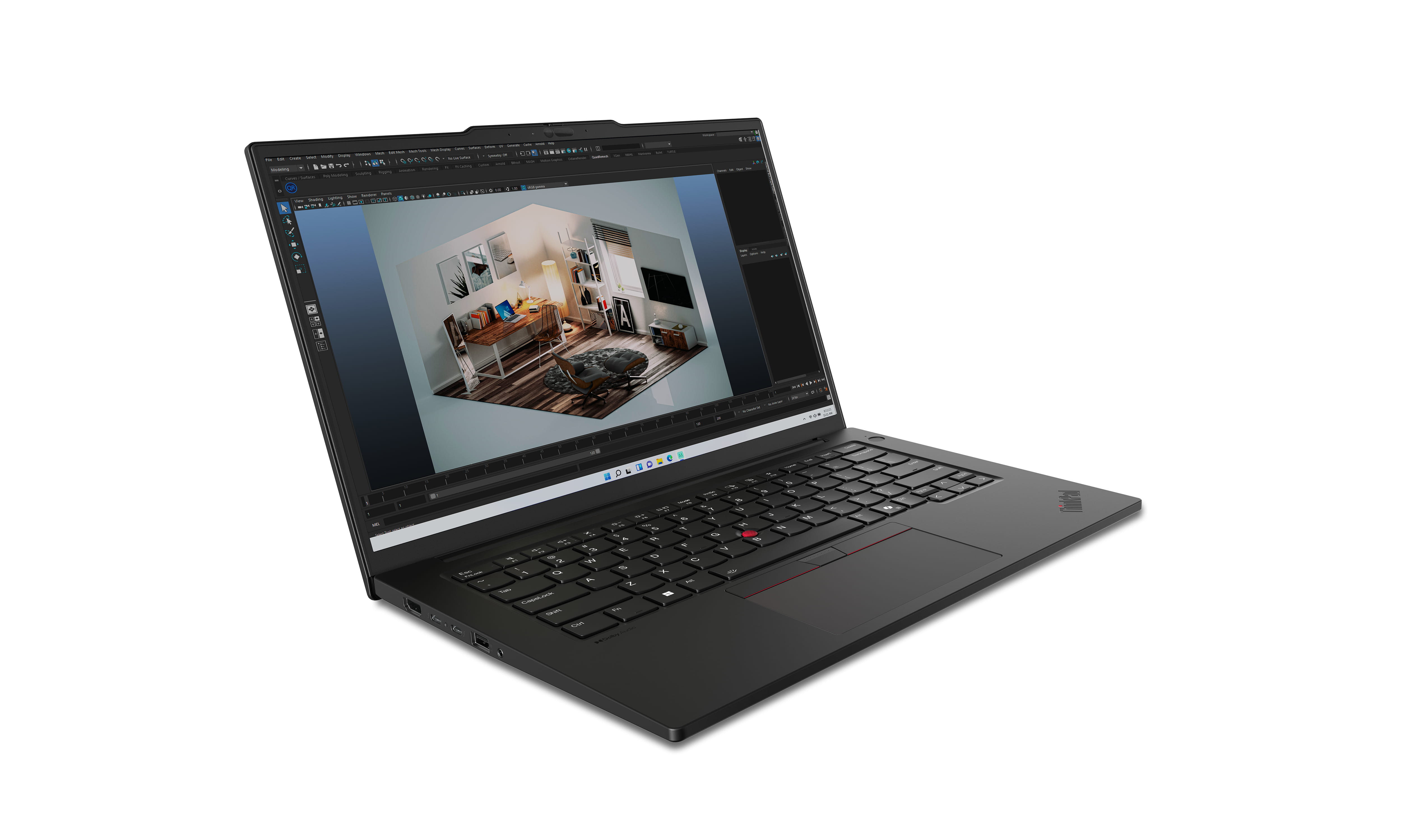 Lenovo ThinkPad P14s Gen 5 21G2 - Intel Core Ultra 7 155H / 1.4 GHz - Win 11 Pro - RTX 500 Ada - 16 GB RAM - 512 GB SSD TCG Opal Encryption 2, NVMe, Performance - 36.8 cm (14.5")