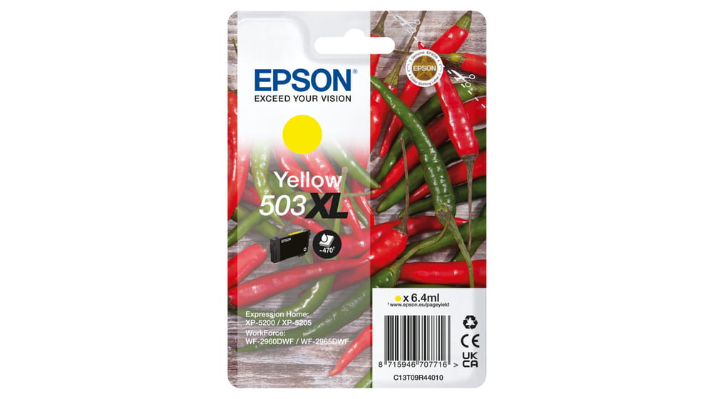 Epson 503XL - 6.4 ml - XL - Gelb - original - Blisterverpackung