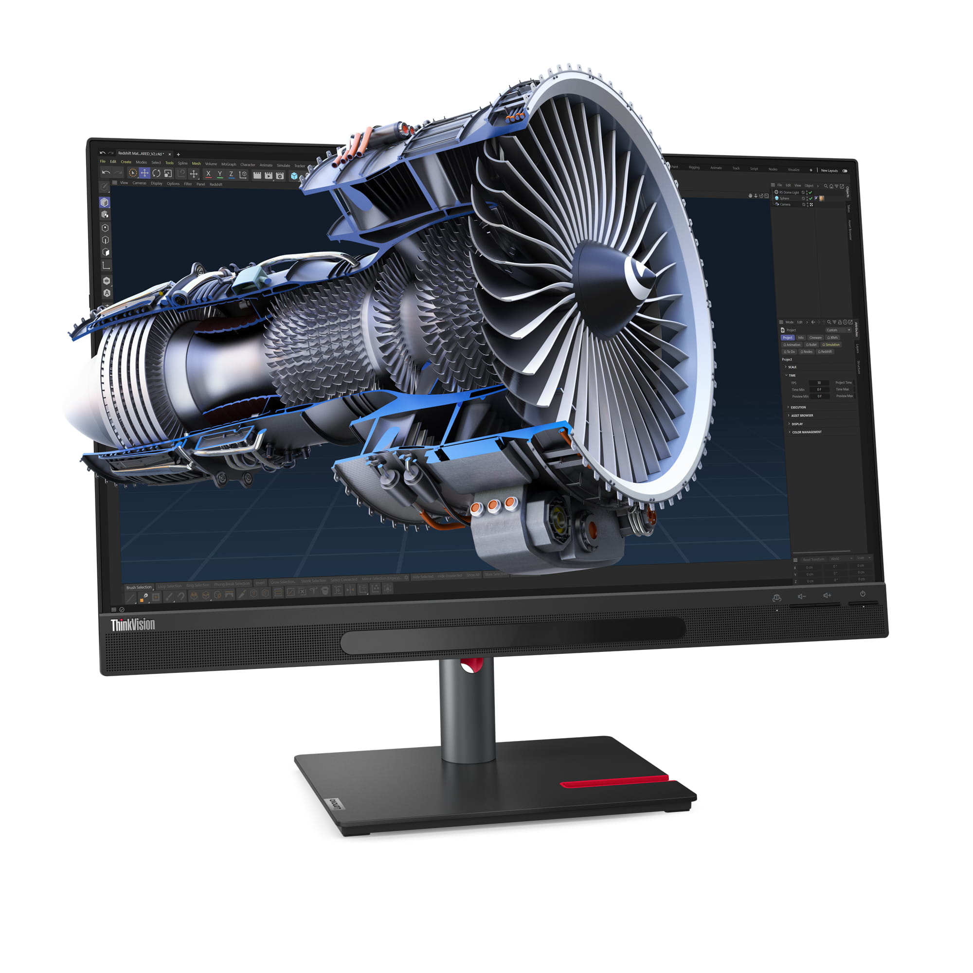 Lenovo ThinkVision 27 3D - LED-Monitor - 68.6 cm (27")