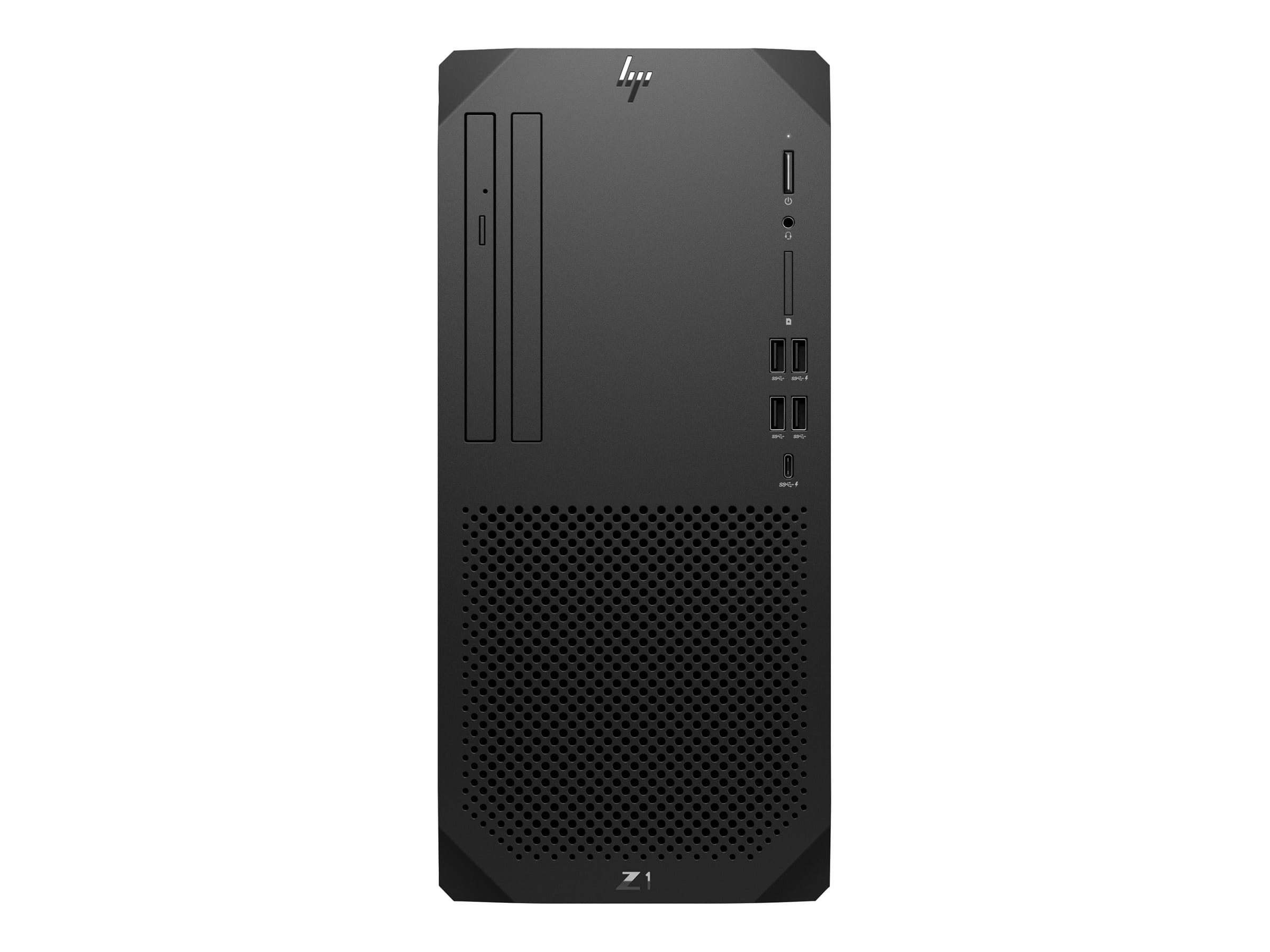 HP Z1 G9 - Tower - 1 x Core i5 i5-14600 / 2.7 GHz - RAM 16 GB - SSD 512 GB - NVMe, TLC - T400 - 1GbE - Win 11 Pro - Monitor: keiner - Tastatur: Deutsch - mit HP Wolf Pro Security Edition (1 Jahr)