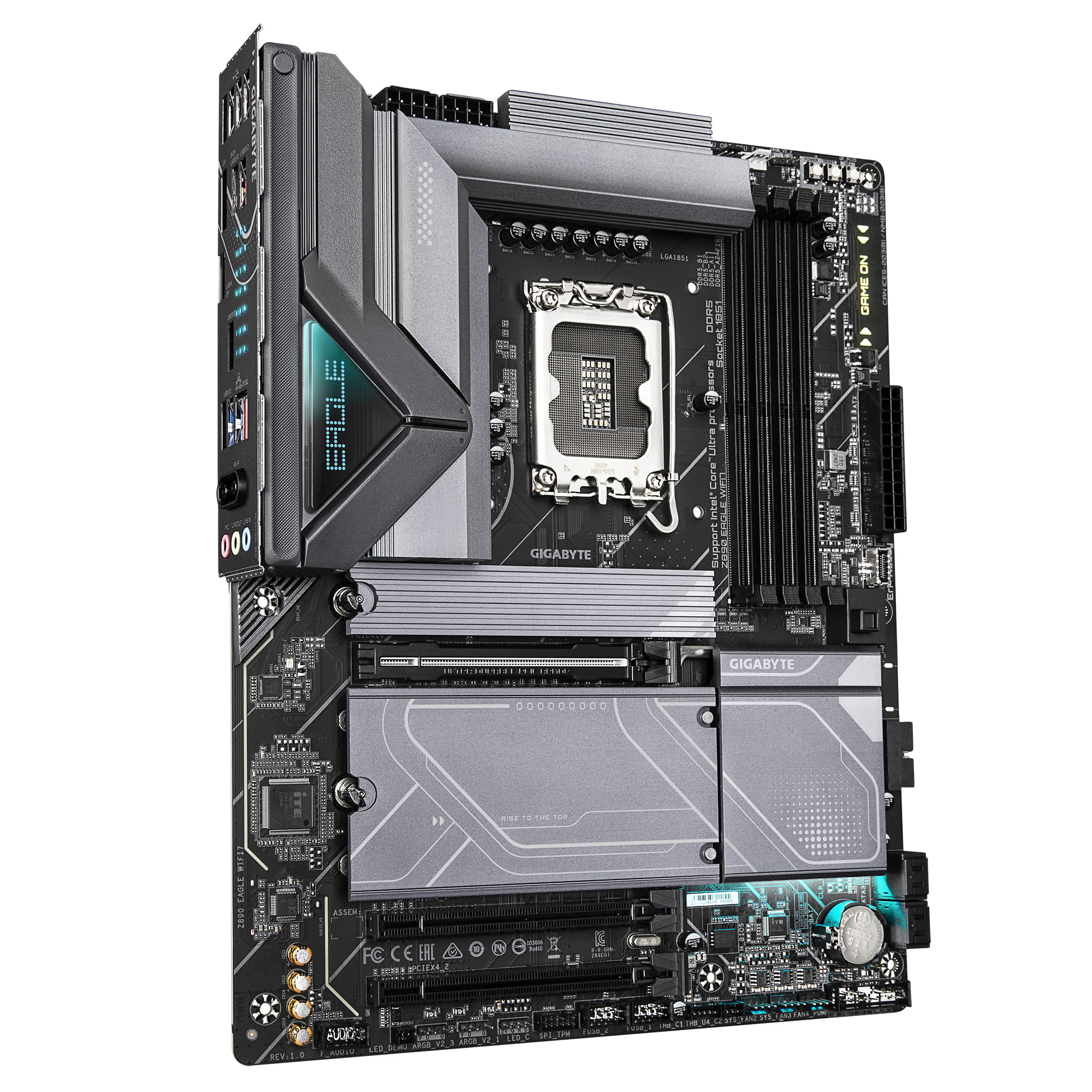 Gigabyte Z890 EAGLE WIFI7 - Motherboard - ATX - LGA1851-Sockel - Z890 Chipsatz - USB4, USB 3.2 Gen 2, USB 3.2 Gen 1, USB-C 3.2 Gen2 - Bluetooth, Wi-Fi 7, 2.5 Gigabit LAN - Onboard-Grafik (CPU erforderlich)