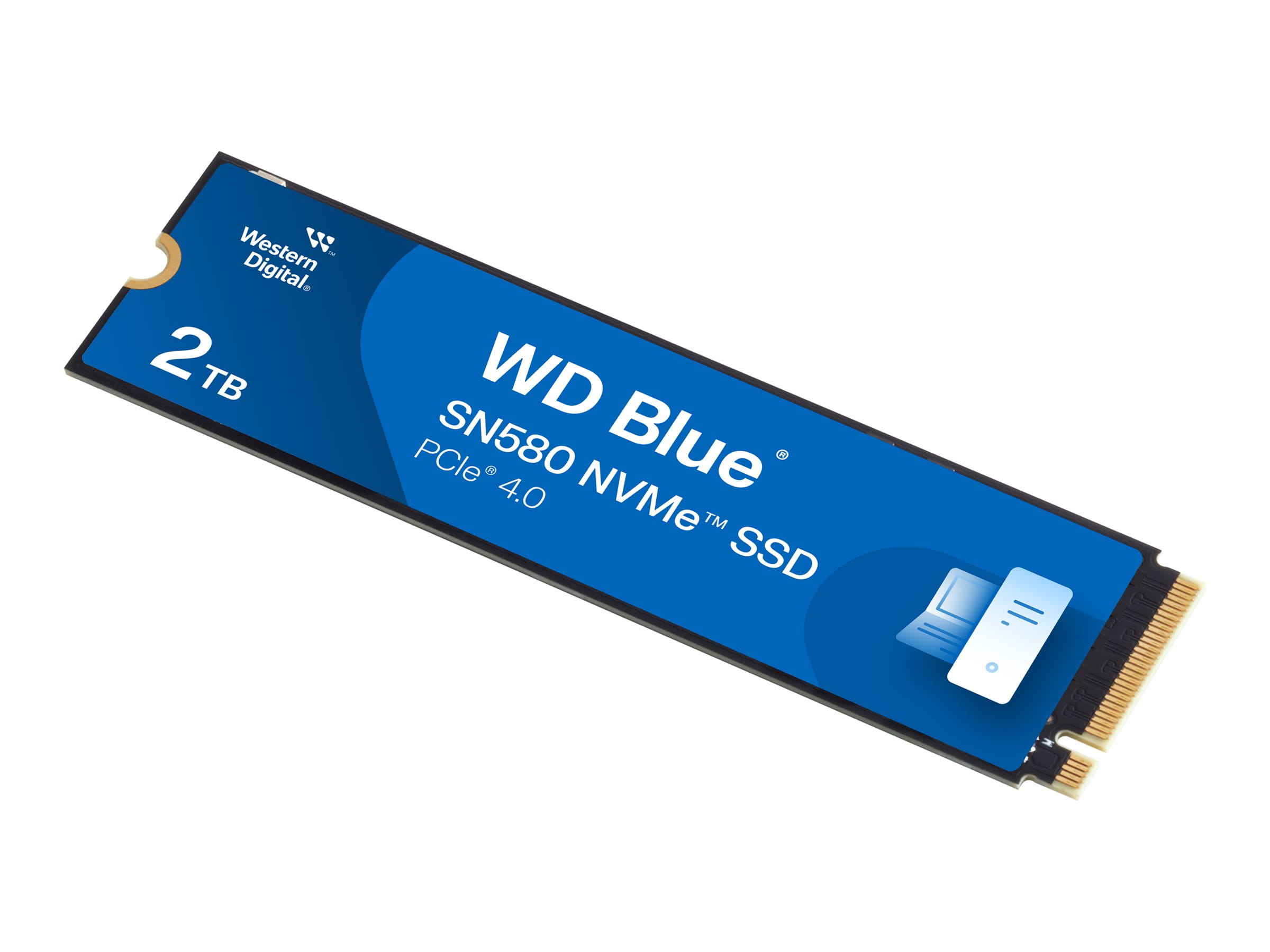 WD Blue SN580 WDS200T3B0E - SSD - 2 TB - intern - M.2 2280 - PCIe 4.0 x4 (NVMe)