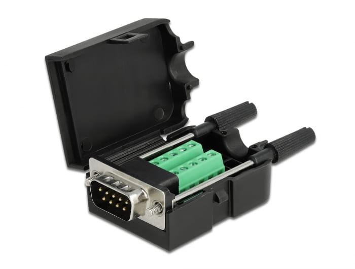 Delock VGA-Adapter - DB-9 (M) schraubbar zu