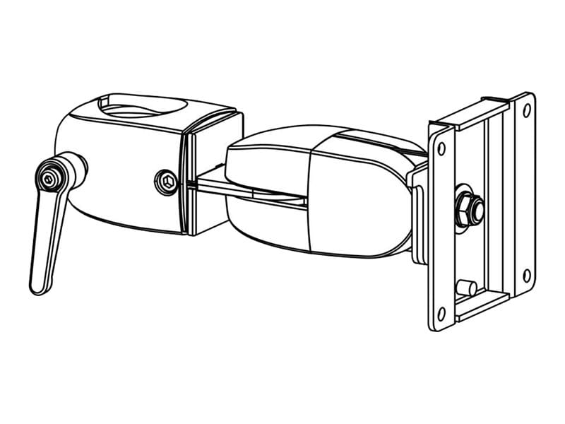 Ergotron Montagekomponente (Doppel-Klemmgelenk) - für LCD-Display - Schwarz - Bildschirmgröße: bis zu 76,2 cm (bis zu 30 Zoll)