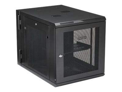 StarTech.com RK1232WALHM 12HE Wandmontage Server Rack (bis zu 84,8 cm tief, Gehäuse mit Scharnier, Netzwerkschrank, Server Schrank)