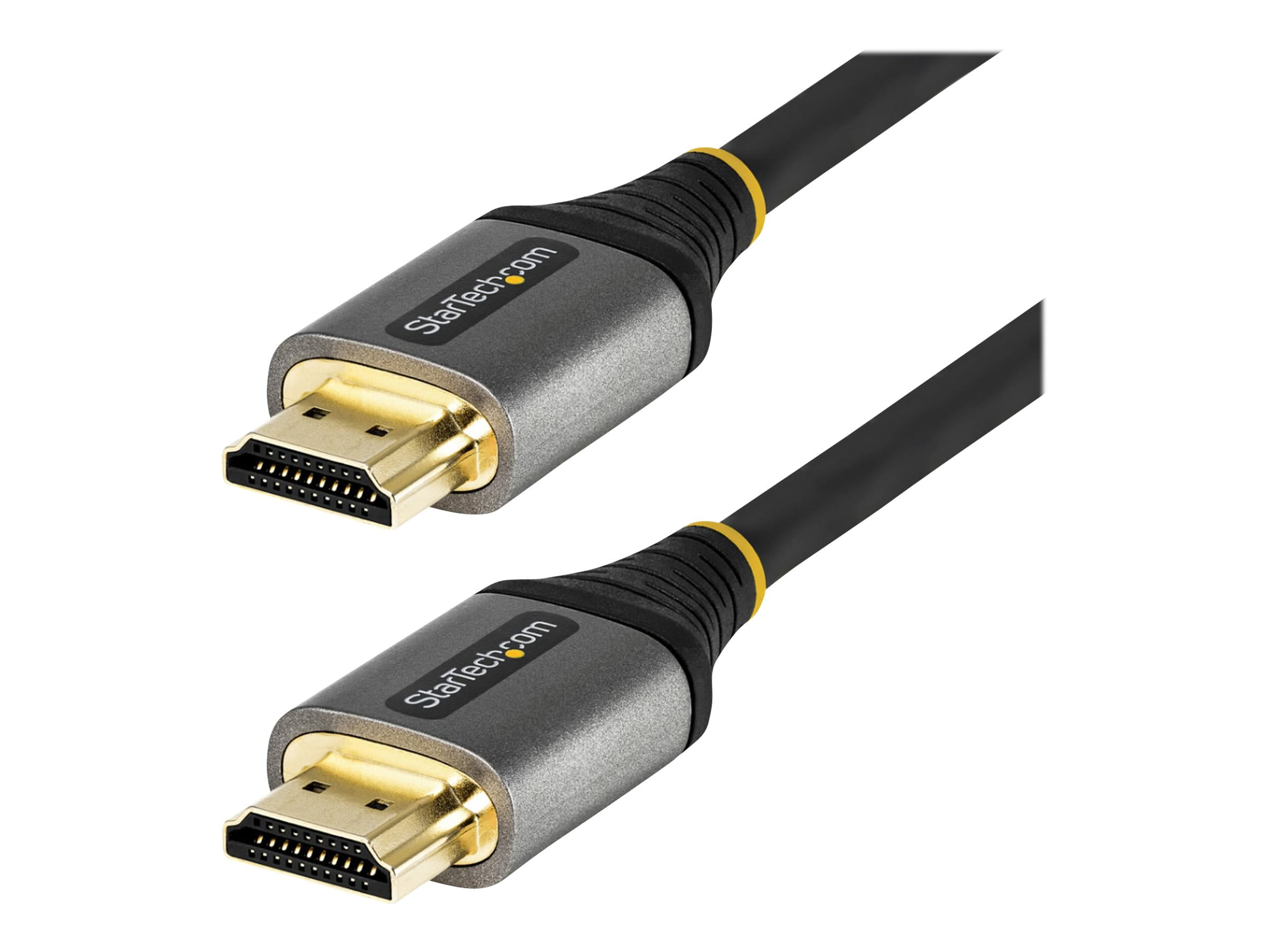 StarTech.com 13ft (4m) Premium Certified HDMI 2.0 Cable - High-Speed Ultra HD 4K 60Hz HDMI Cable with Ethernet - HDR10, ARC - UHD HDMI Video Cord - For UHD Monitors, TVs, Displays - M/M - Premium Highspeed - HDMI-Kabel mit Ethernet - HDMI männlich zu HD