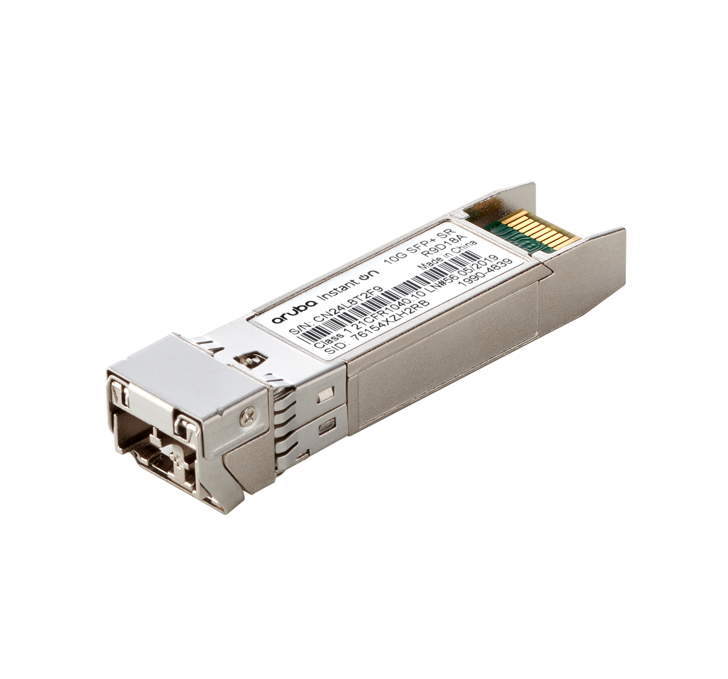 HPE Networking Instant On SFP+ TRANSCEIVER MODULE OPTIONAL ZU HPE ARUBA INSTANT ON SFP+