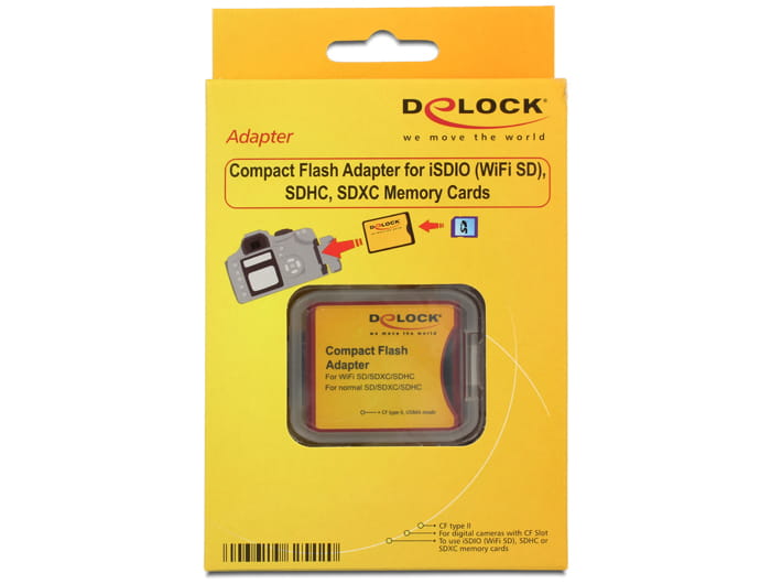 Delock Kartenadapter (SD, SDHC, SDXC) - CompactFlash