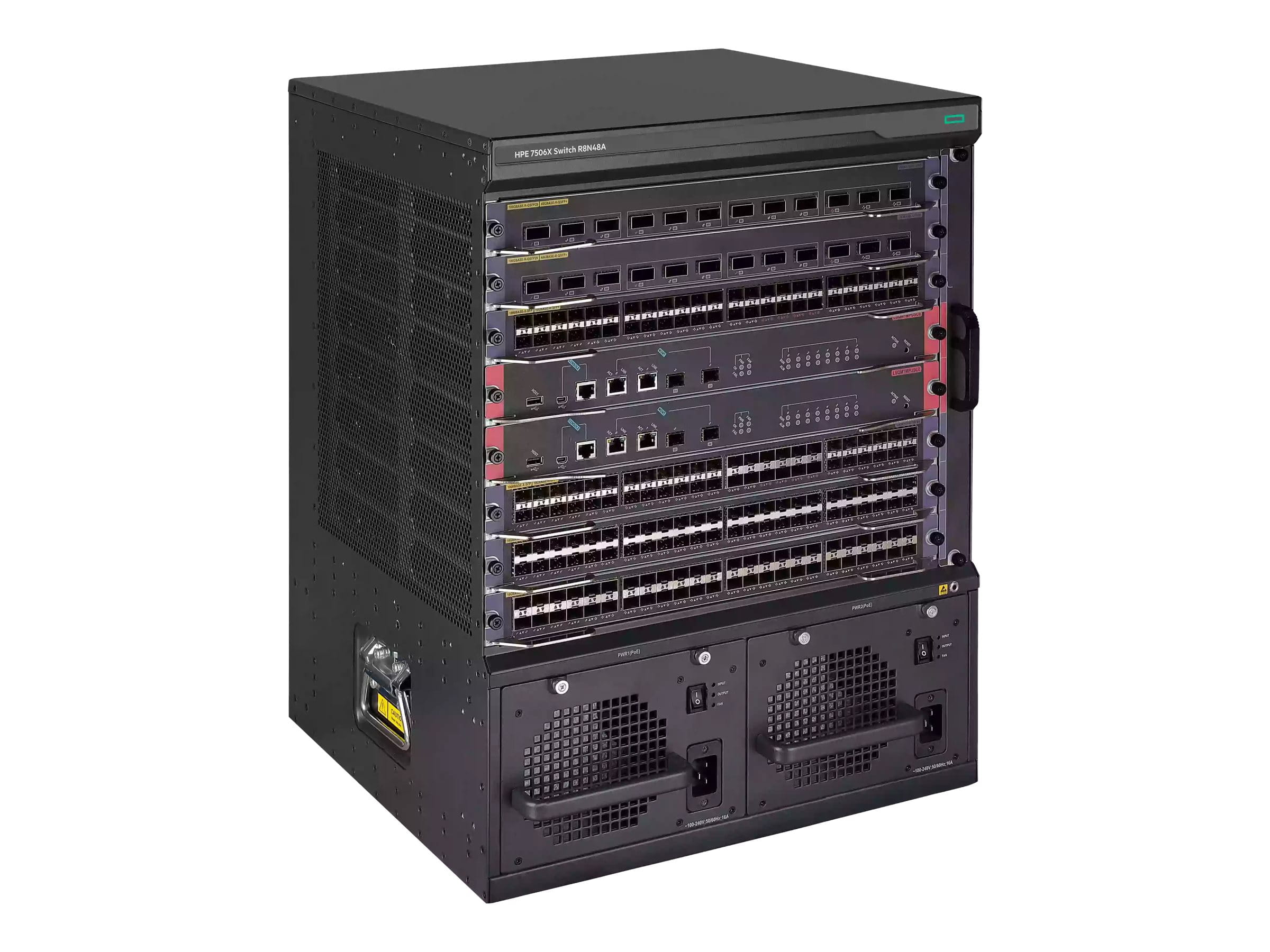 HPE FlexNetwork 7506X 6-slot Chassis - Switch - managed - PoE