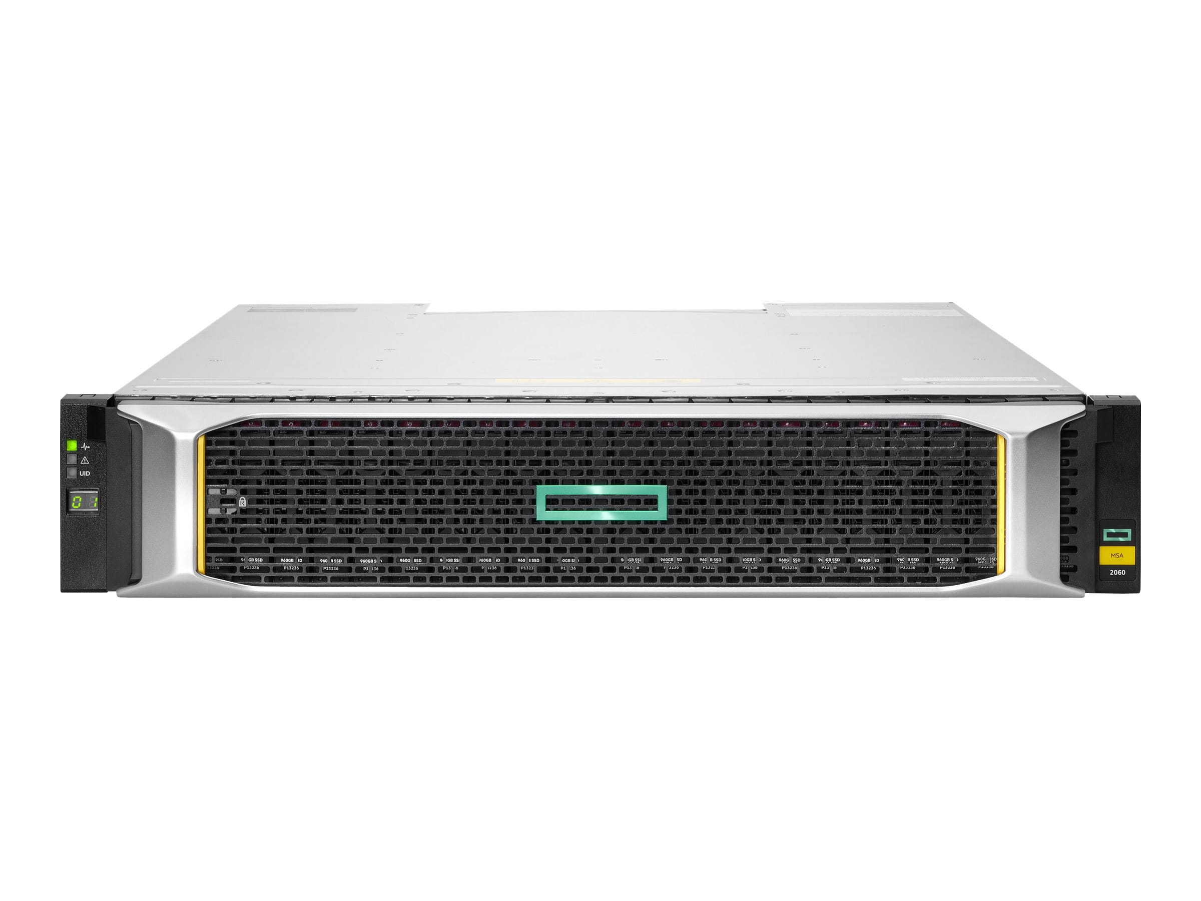 HPE Modular Smart Array 2060 16Gb Fibre Channel SFF Flash Bundle - Solid State Drive Array - 12 TB - 24 Schächte (SAS-3)