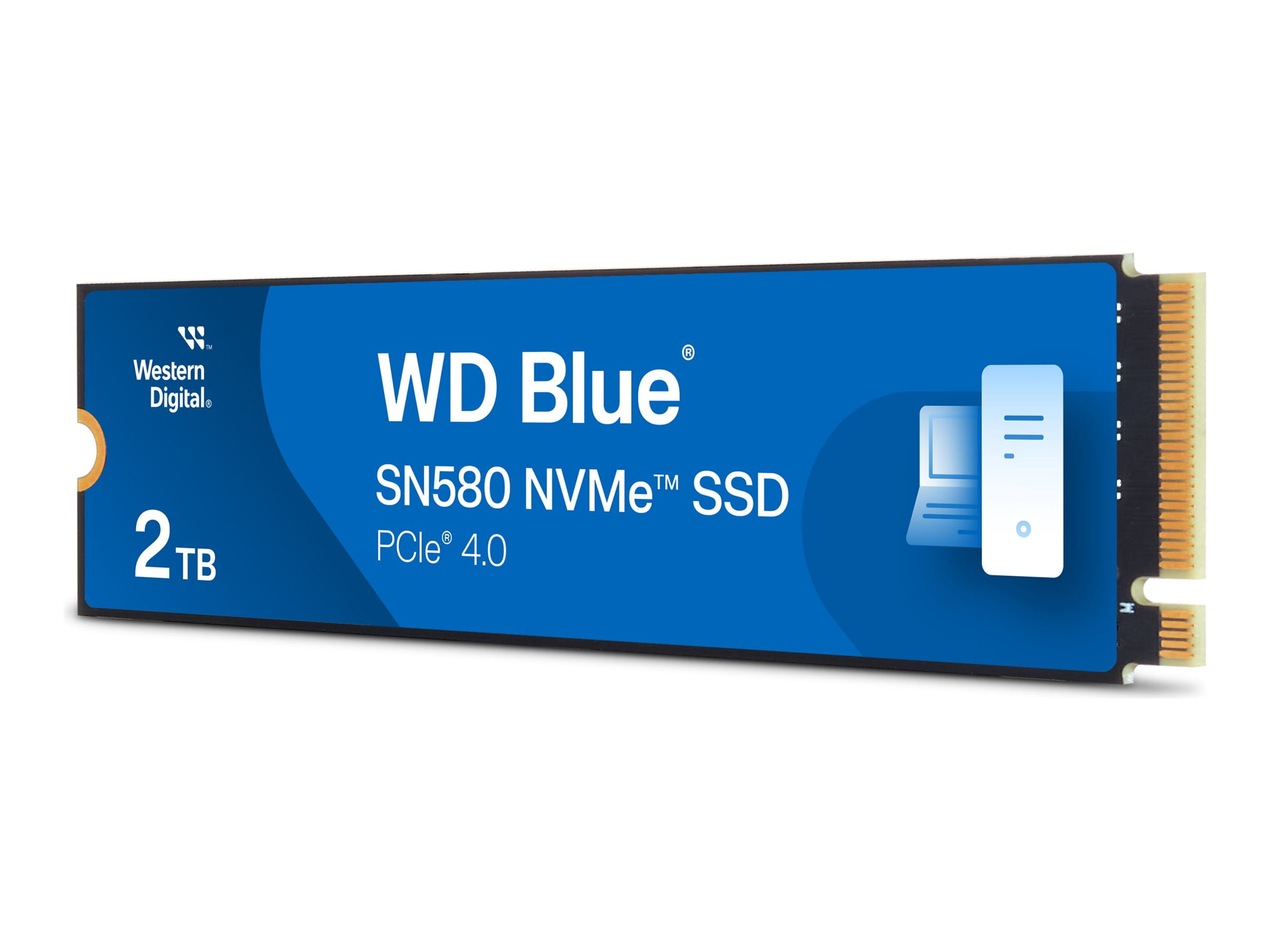 WD Blue SN580 WDS200T3B0E - SSD - 2 TB - intern - M.2 2280 - PCIe 4.0 x4 (NVMe)