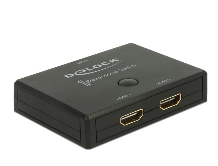 Delock HDMI 2 - 1 Switch bidirectional 4K 60 Hz