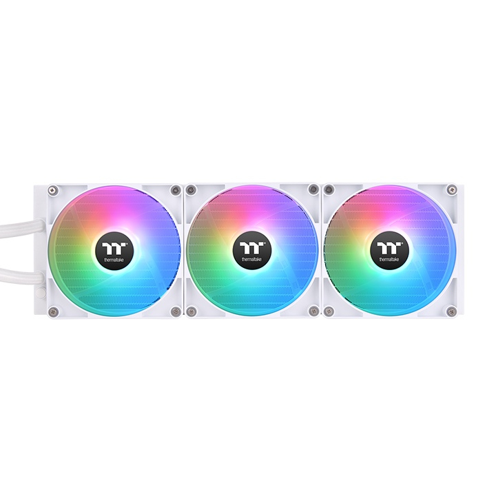 Thermaltake TH420 V2 ARGB Sync - Snow Edition - Prozessor-Flüssigkeitskühlsystem - Kühlergröße: 420 mm - (für: LGA1156, AM2, AM2+, AM3, LGA1155, AM3+, LGA2011, LGA1150, LGA1151, AM4, LGA2066, LGA1200, LGA1700, AM5)