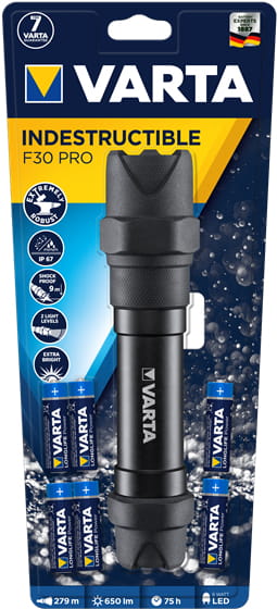 Varta Indestructible F30 Pro - Taschenlampe - LED