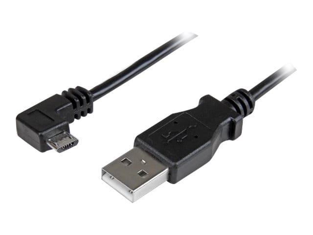 StarTech.com Micro USB Lade- und Sync-Kabel St/St - Rechts gewinkelt Micro-USB - 0,5m - USB-Kabel - Micro-USB Typ B (M)
