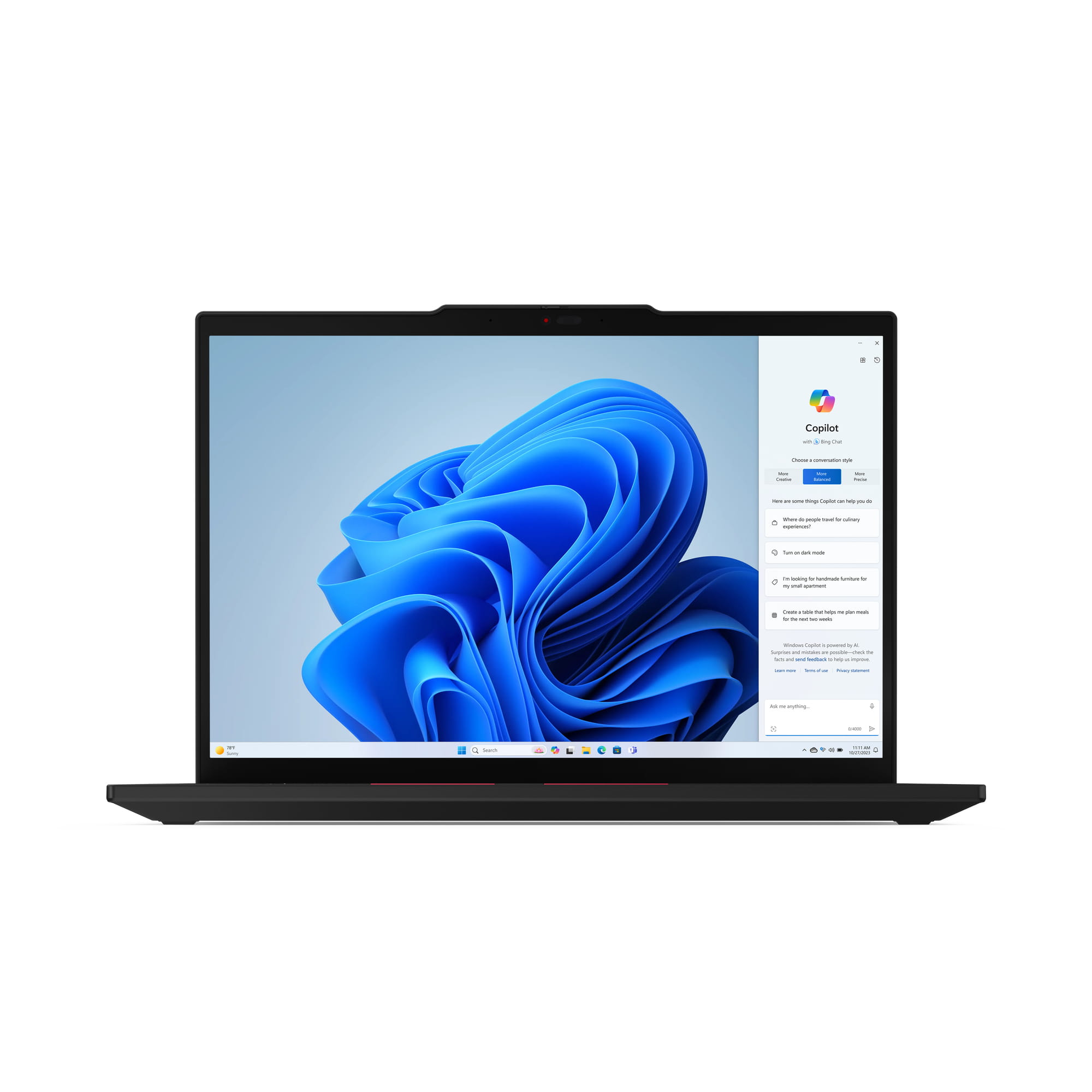 Lenovo ThinkPad T14 Gen 5 21ML - 180°-Scharnierdesign - Intel Core Ultra 7 155U / 1.7 GHz - Win 11 Pro - Intel Graphics - 32 GB RAM - 1 TB SSD TCG Opal Encryption 2, NVMe, Performance - 35.6 cm (14")