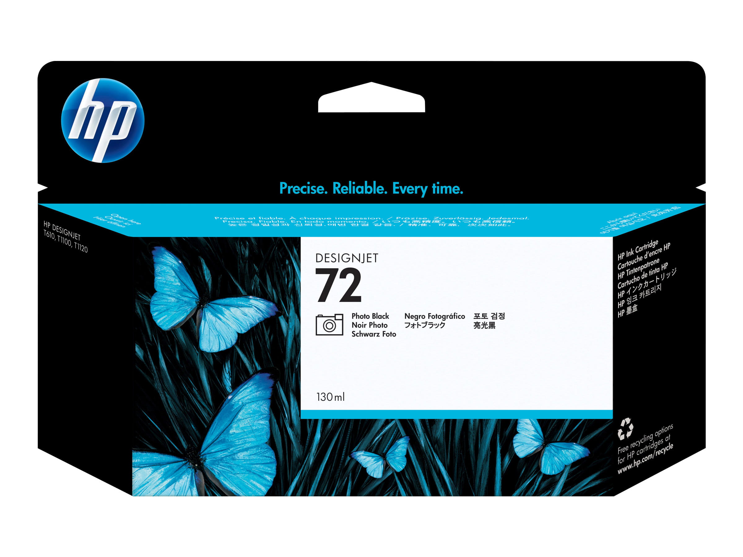 HP 72 - 130 ml - Photo schwarz - original - DesignJet