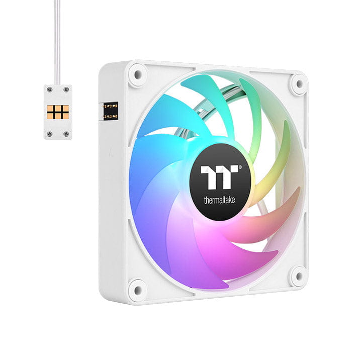 Thermaltake CT120 EX ARGB Sync - Gehäuselüfter - 120 mm - weiß (Packung mit 3)