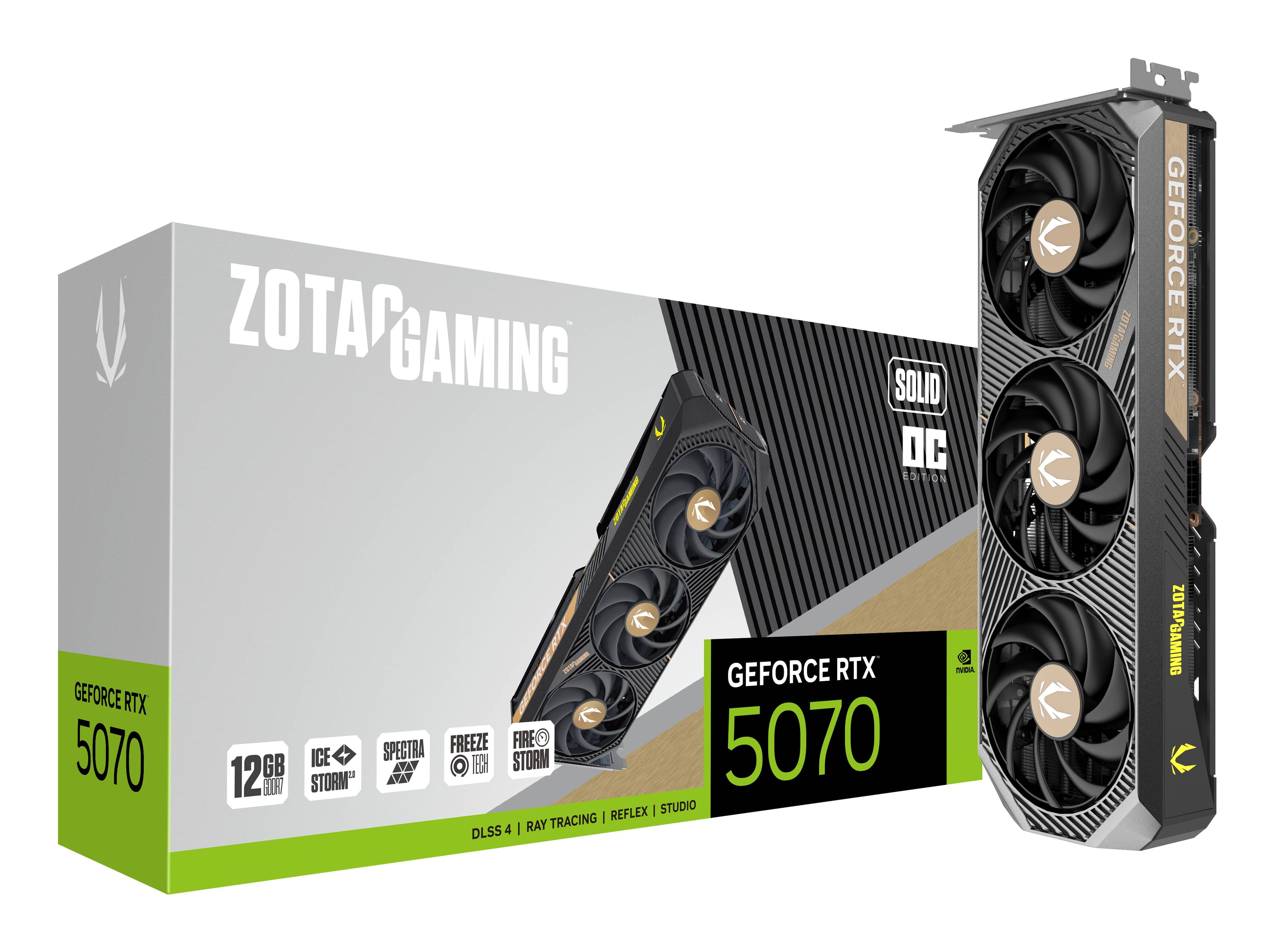 ZOTAC GAMING GeForce RTX 5070 SOLID OC - Grafikkarten