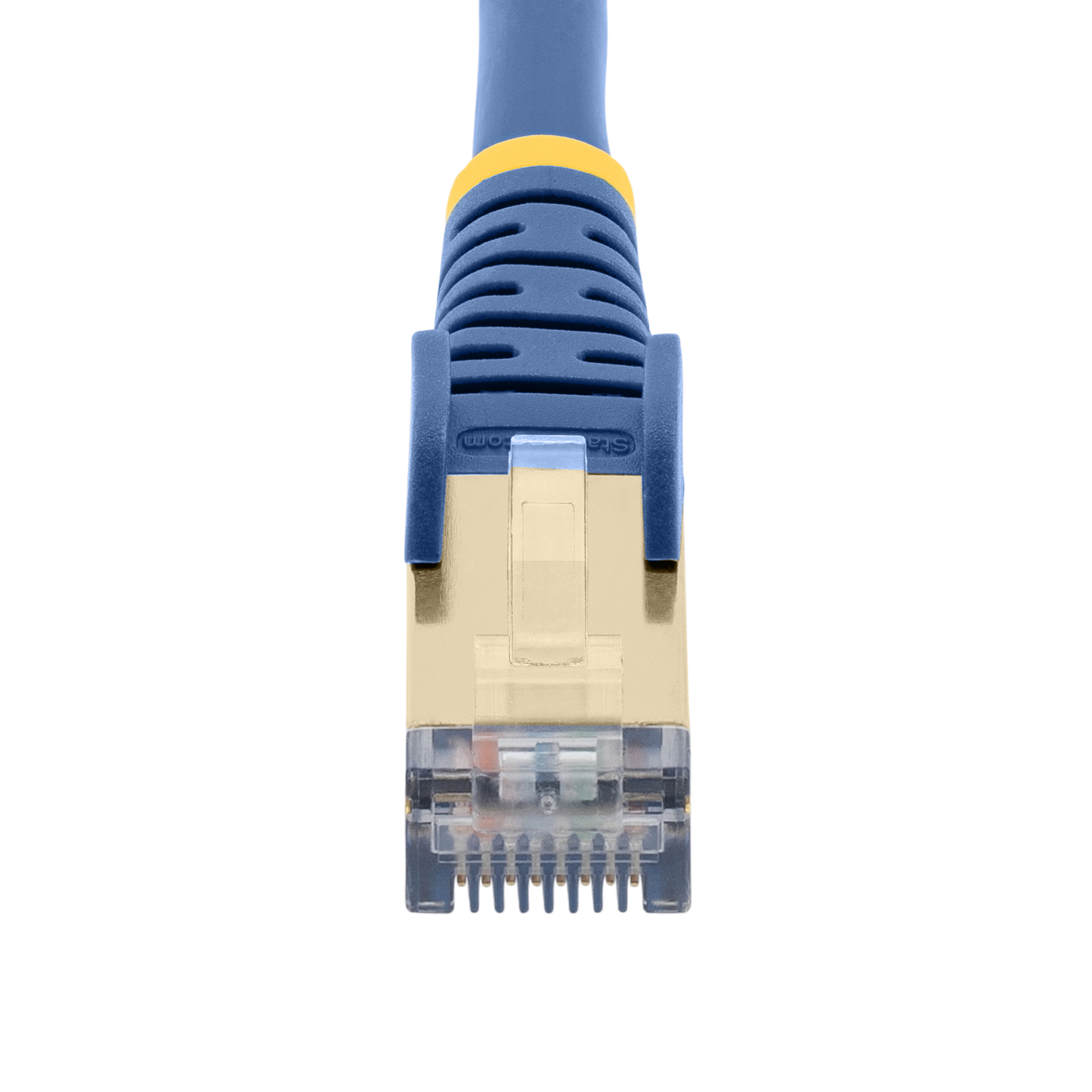 StarTech.com 3m CAT6A Ethernet Cable, 10 Gigabit Shielded Snagless RJ45 100W PoE Patch Cord, CAT 6A 10GbE STP Network Cable w/Strain Relief, Blue, Fluke Tested/UL Certified Wiring/TIA - Category 6A - 26AWG (6ASPAT3MBL)