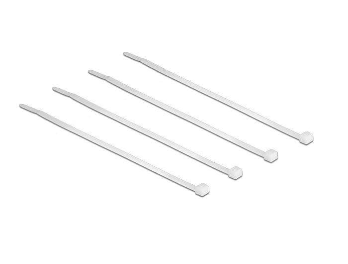 Delock Kabelbinder - 10 cm - durchsichtig (Packung mit 100)
