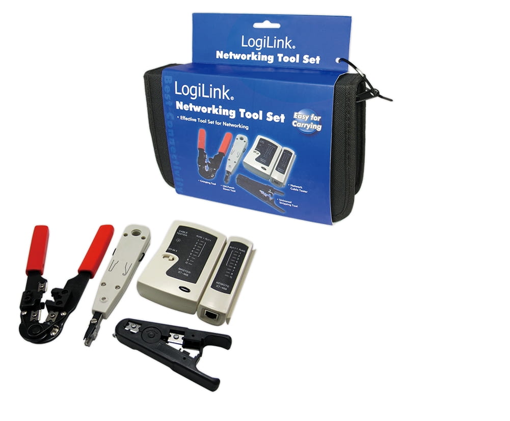 LogiLink Networking Tool Set with Bag - Network