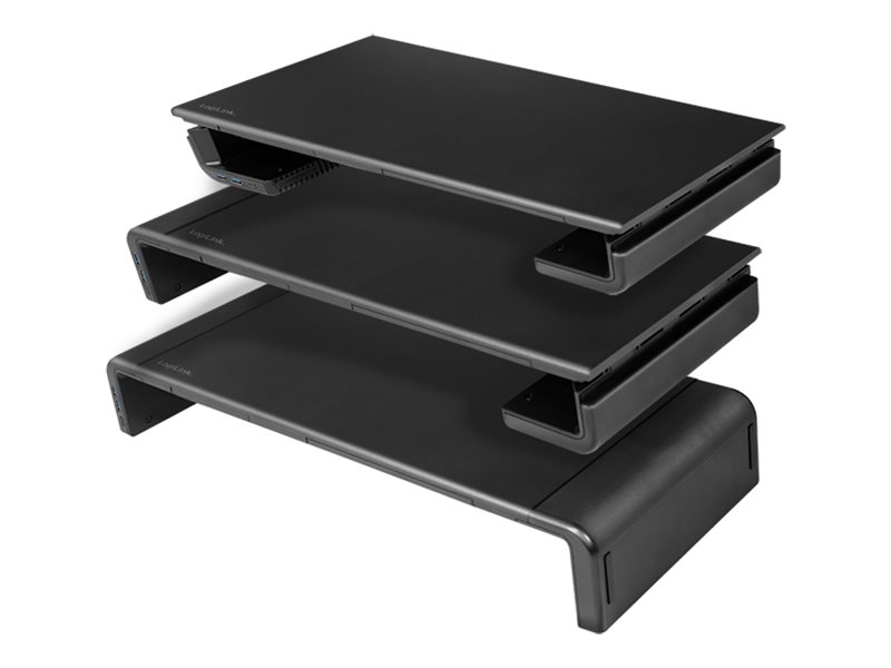 LogiLink Ergonomic riser - Aufstellung - für LCD-Display / Notebook / Tablet