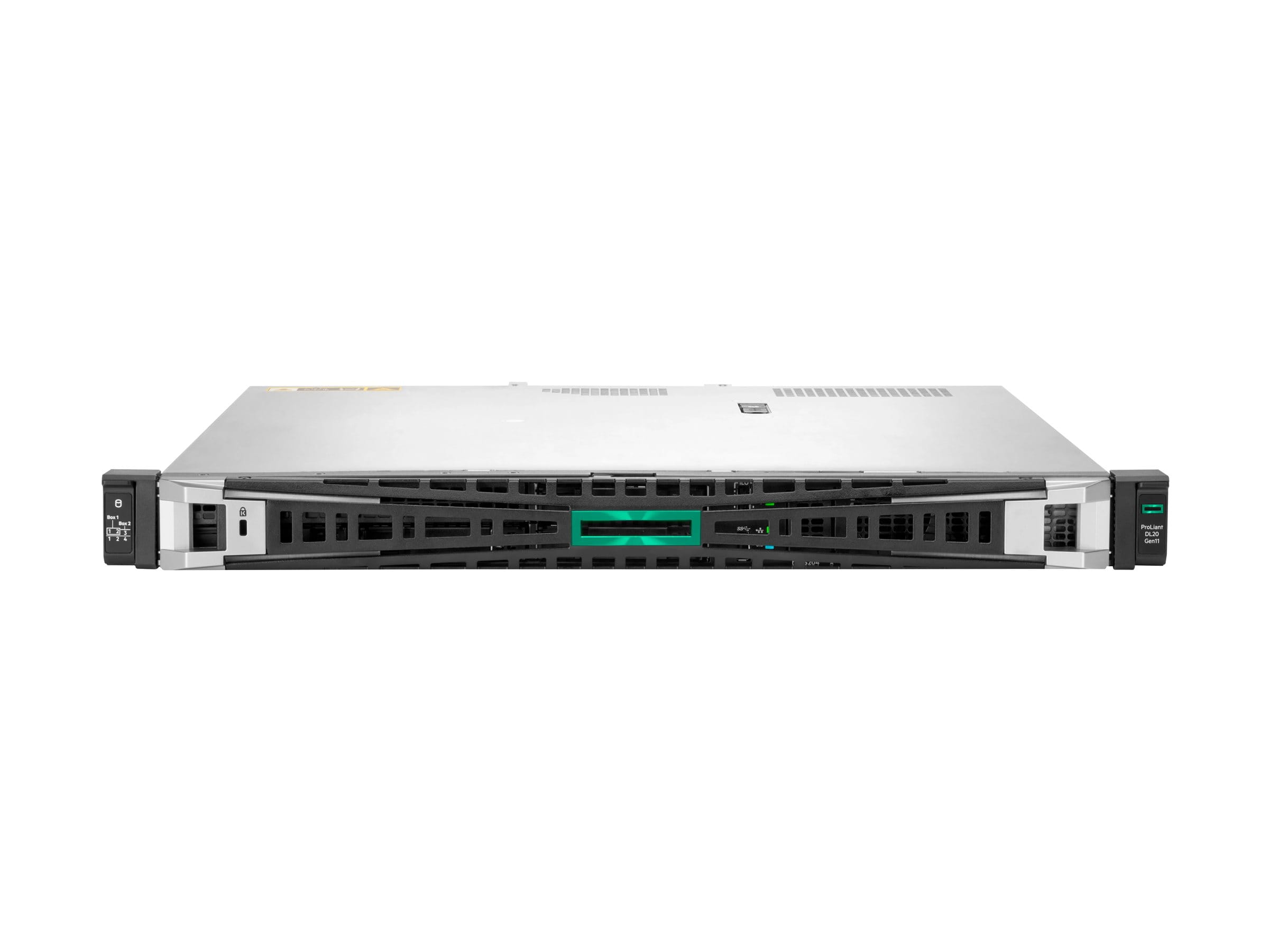 HPE ProLiant DL20 Gen11 - Server - Rack-Montage - 1 x Xeon E-2436 / 2.9 GHz - RAM: 1x 32 GB DDR5 - Drive: 2x 480 GB SATA SSD - Netzteil: 1x800W (Smart Choice)