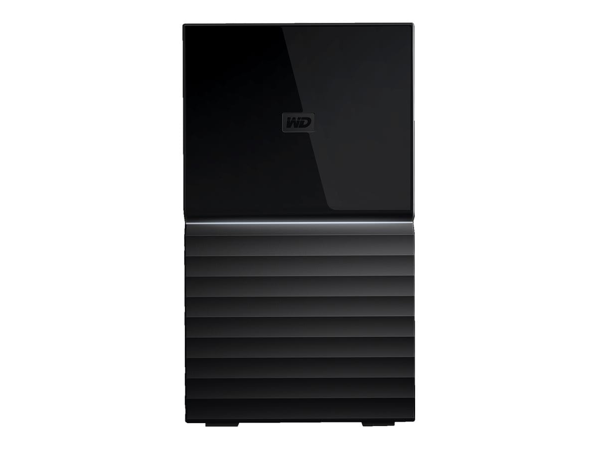 WD My Book Duo WDBFBE0160JBK - Festplatten-Array - 16 TB - 2 Schächte - HDD 8 TB x 2 - USB 3.1 (extern)