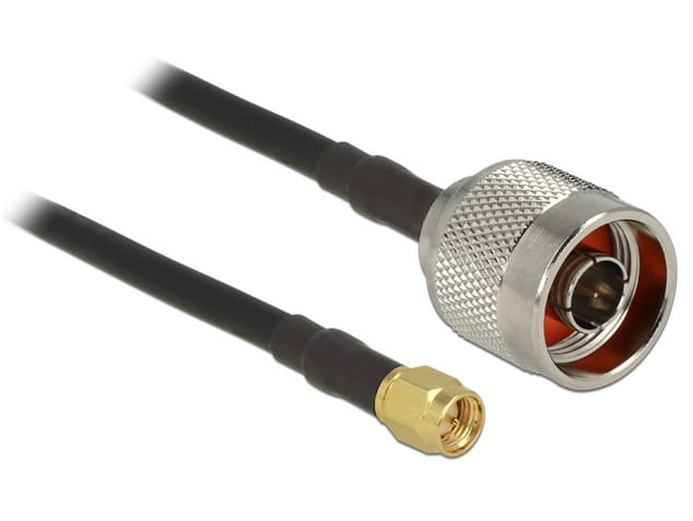 Delock HF-Kabel - N-Anschluss Stecker zu SMA Stecker