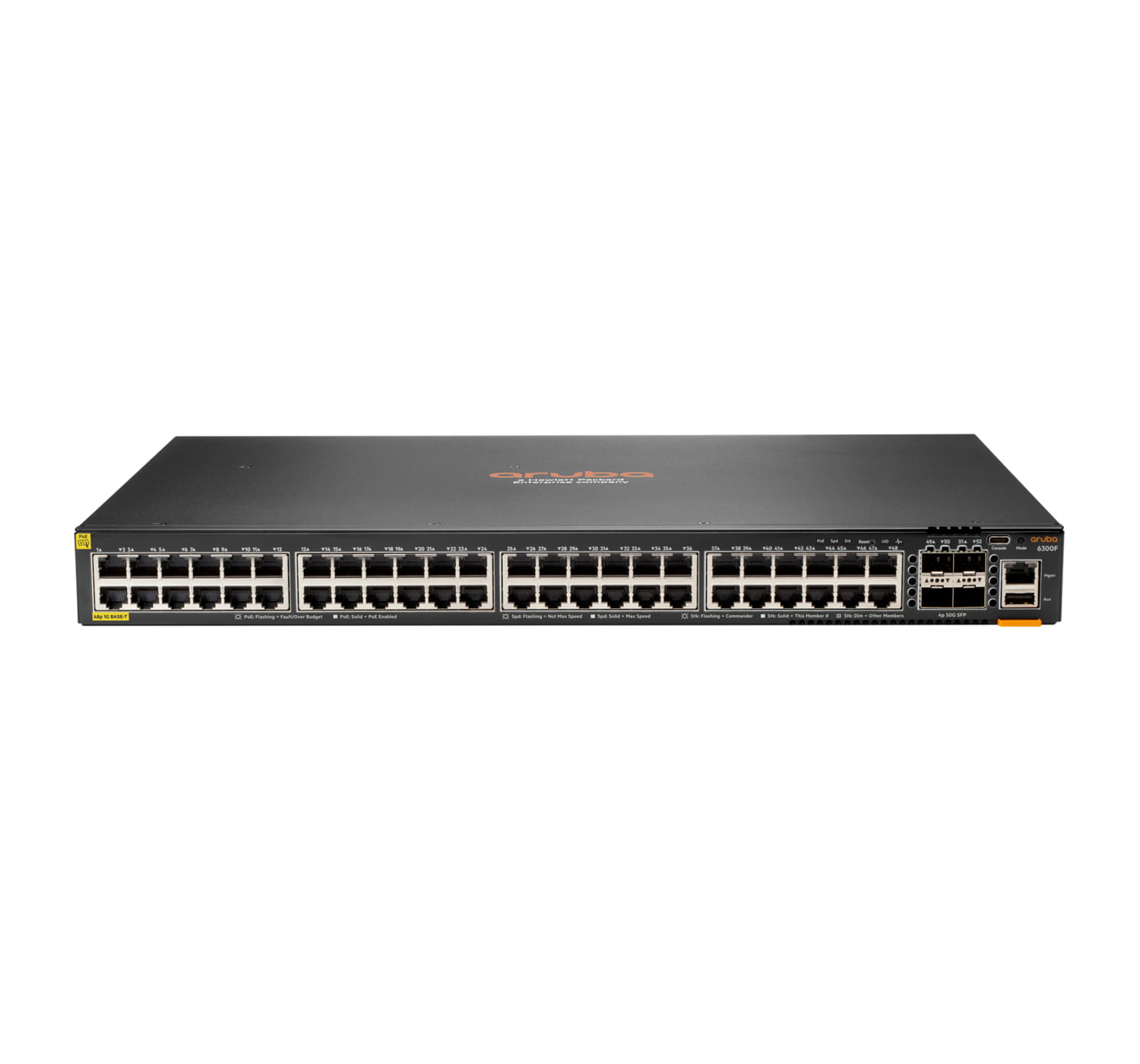 HPE Aruba 6300F - Switch - L3 - managed - 48 x 10/100/1000 (PoE+)